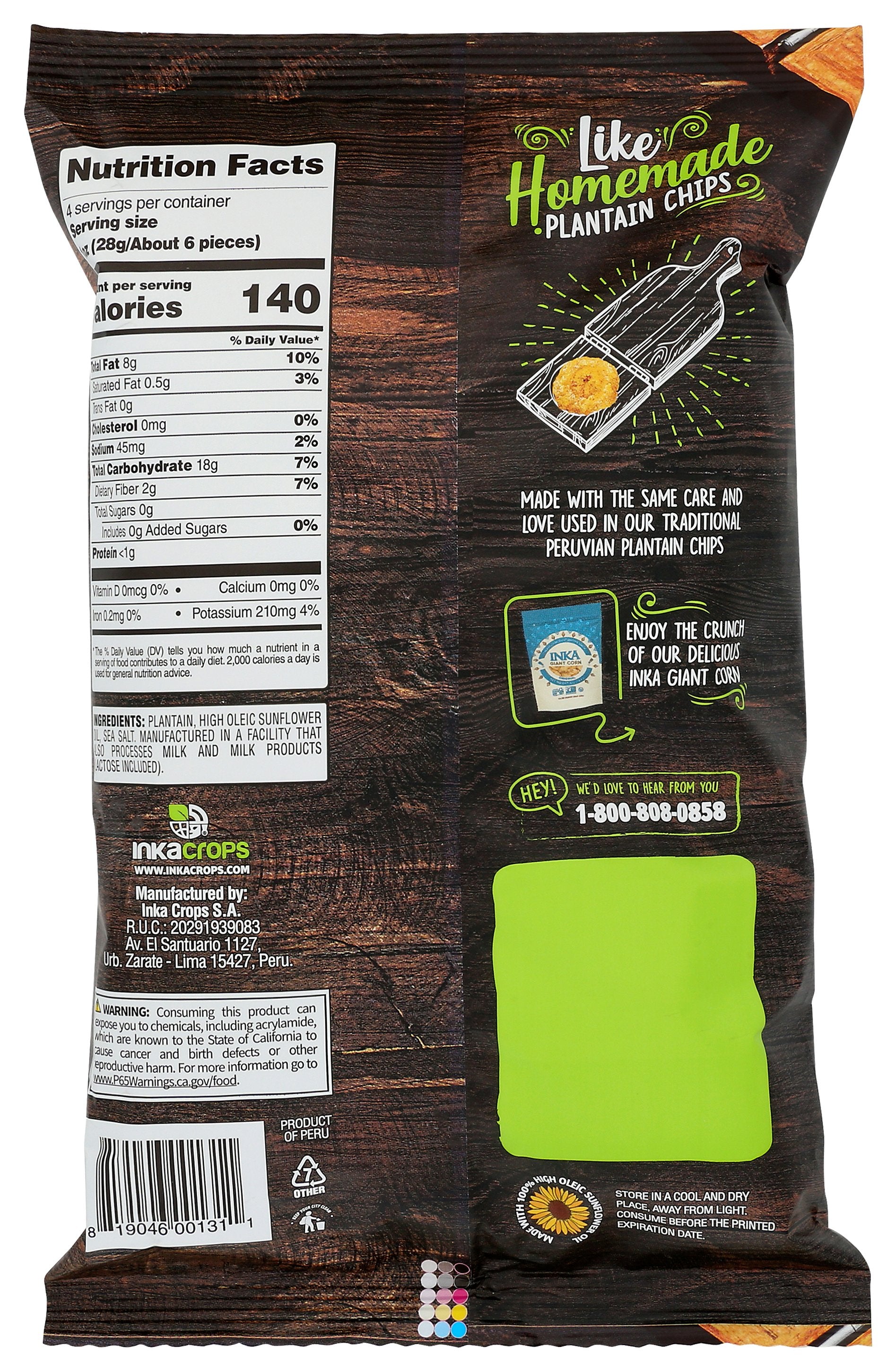 INKA TOSTONES SEA SALT - Case of 12