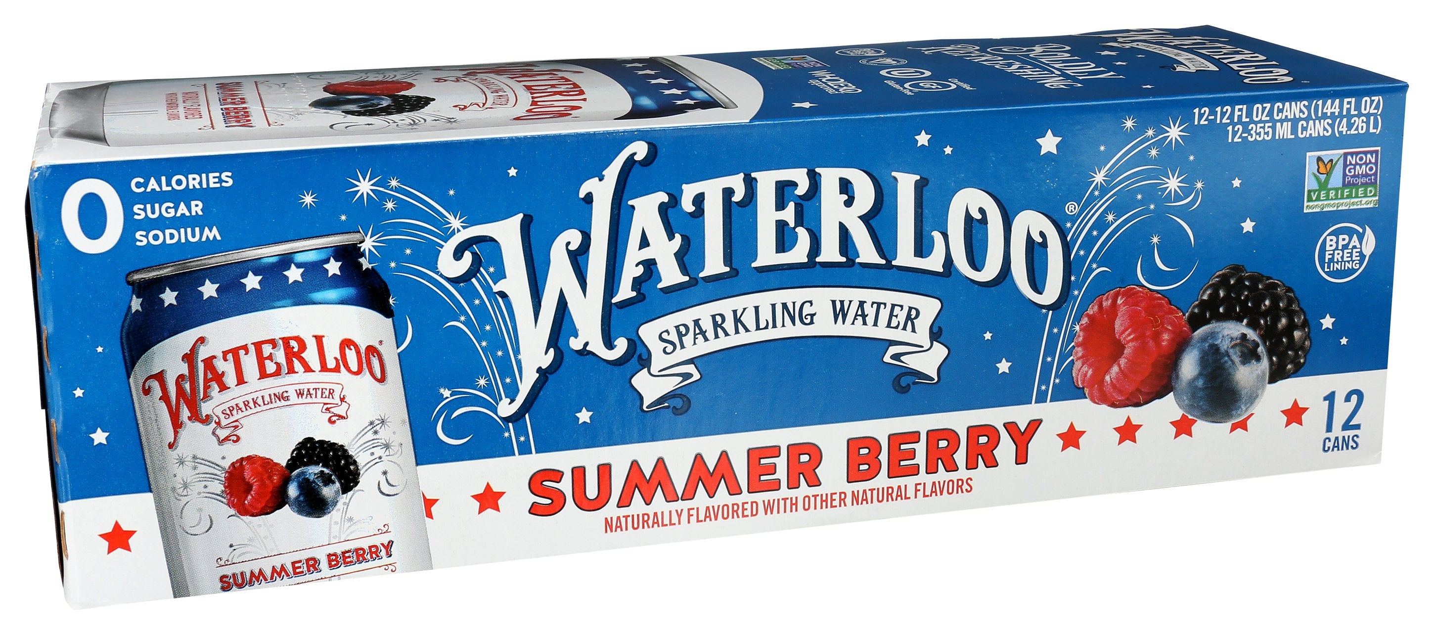 WATERLOO SPARKLING WATER WATER SPRKL SUMMRBRY - Case of 2