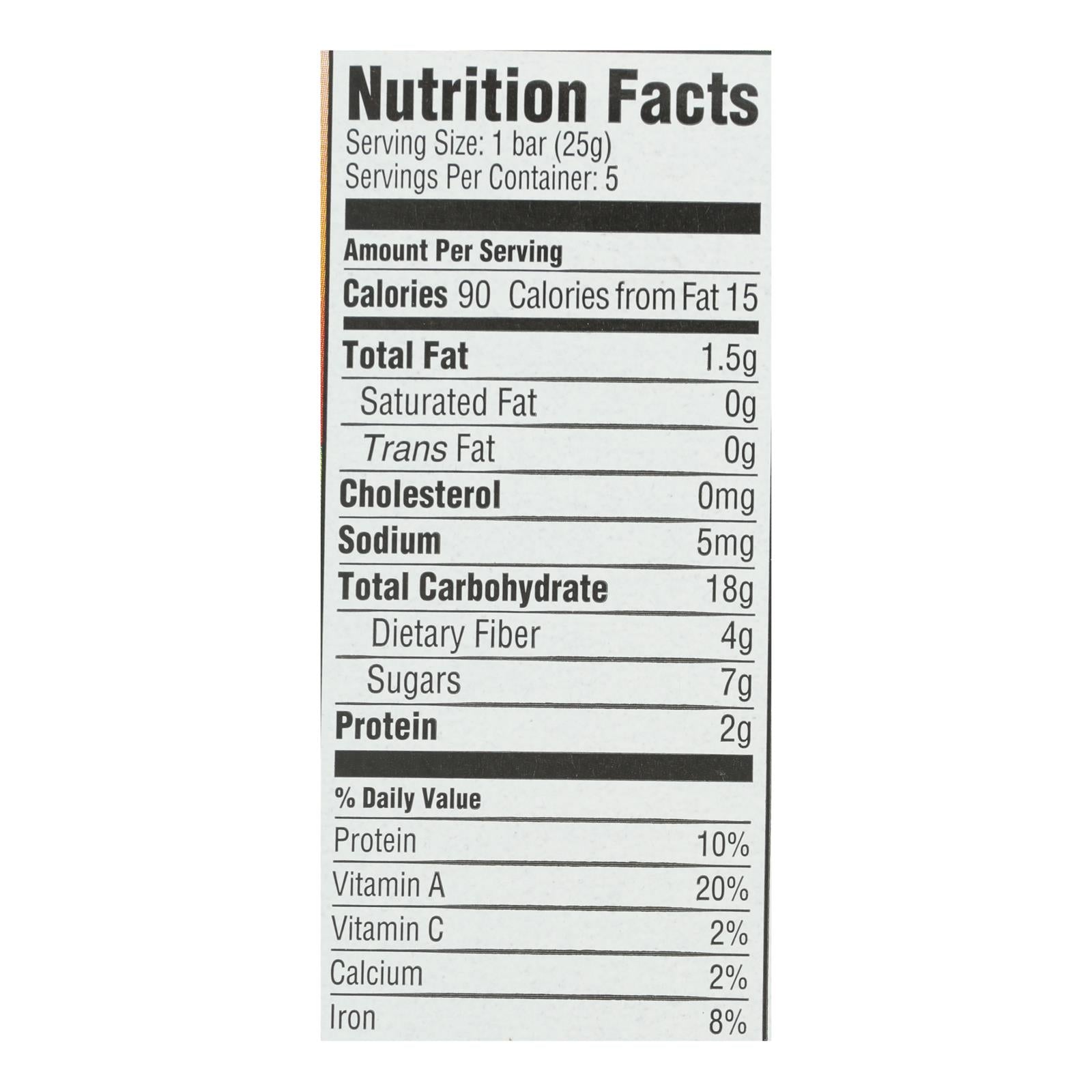 Happy Tot Soft Baked Oat Bar Organic Apples & Spinach  - Case of 6 - 5/.88OZ