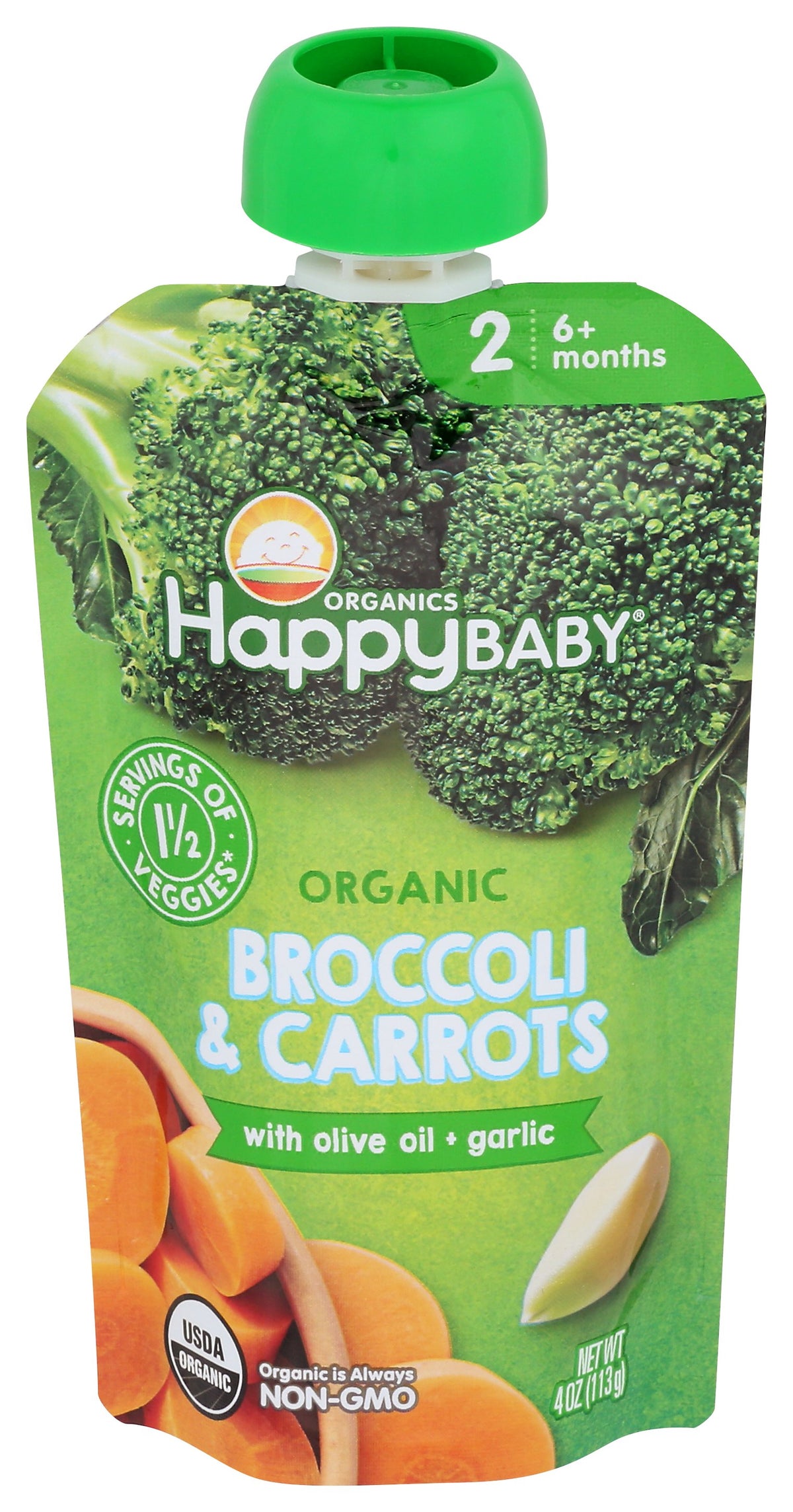 HAPPY BABY FOOD BABY BROC CRT ORG - Case of 16
