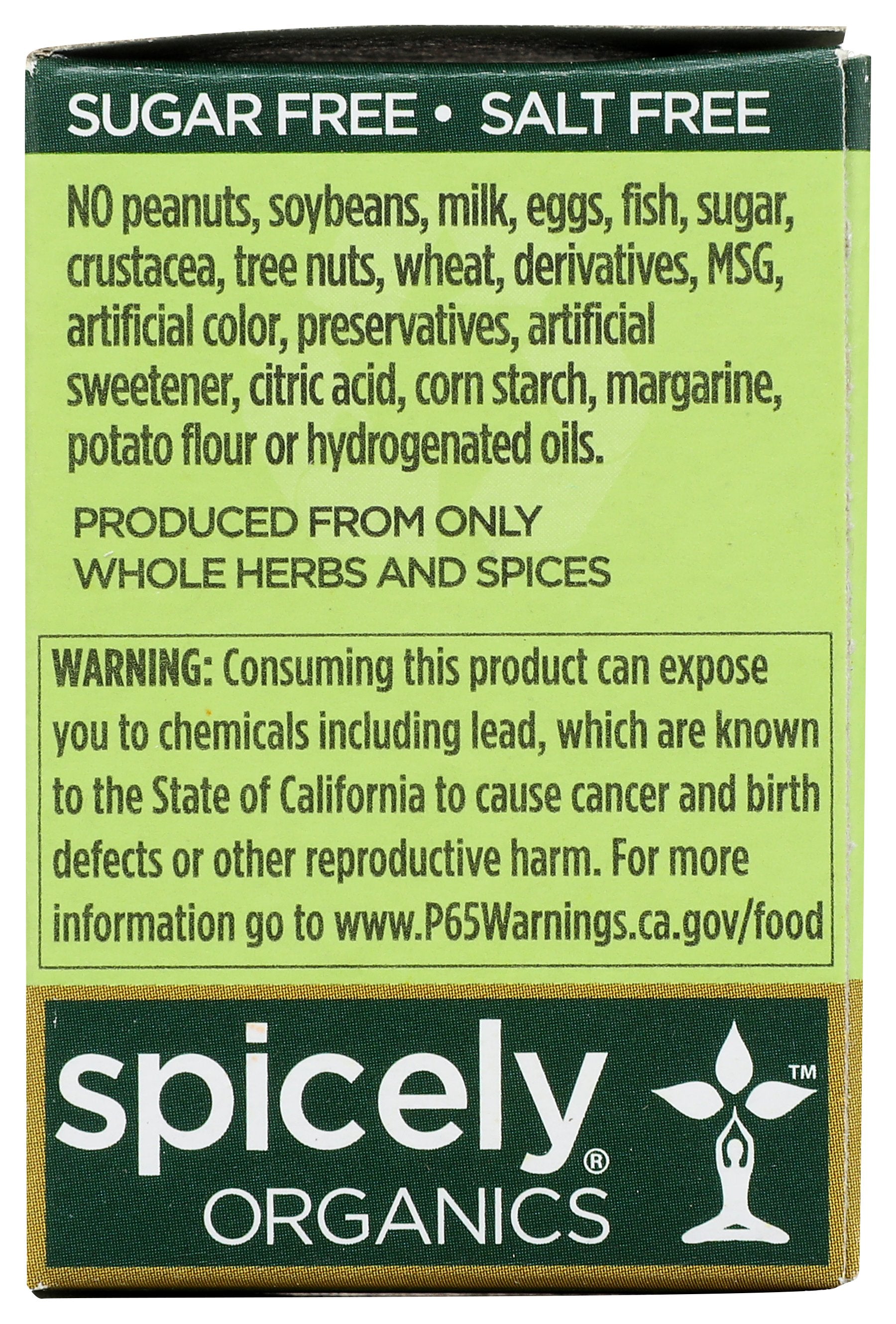 SPICELY ORGANICS SPICE POPPY SEEDS BOX - Case of 6