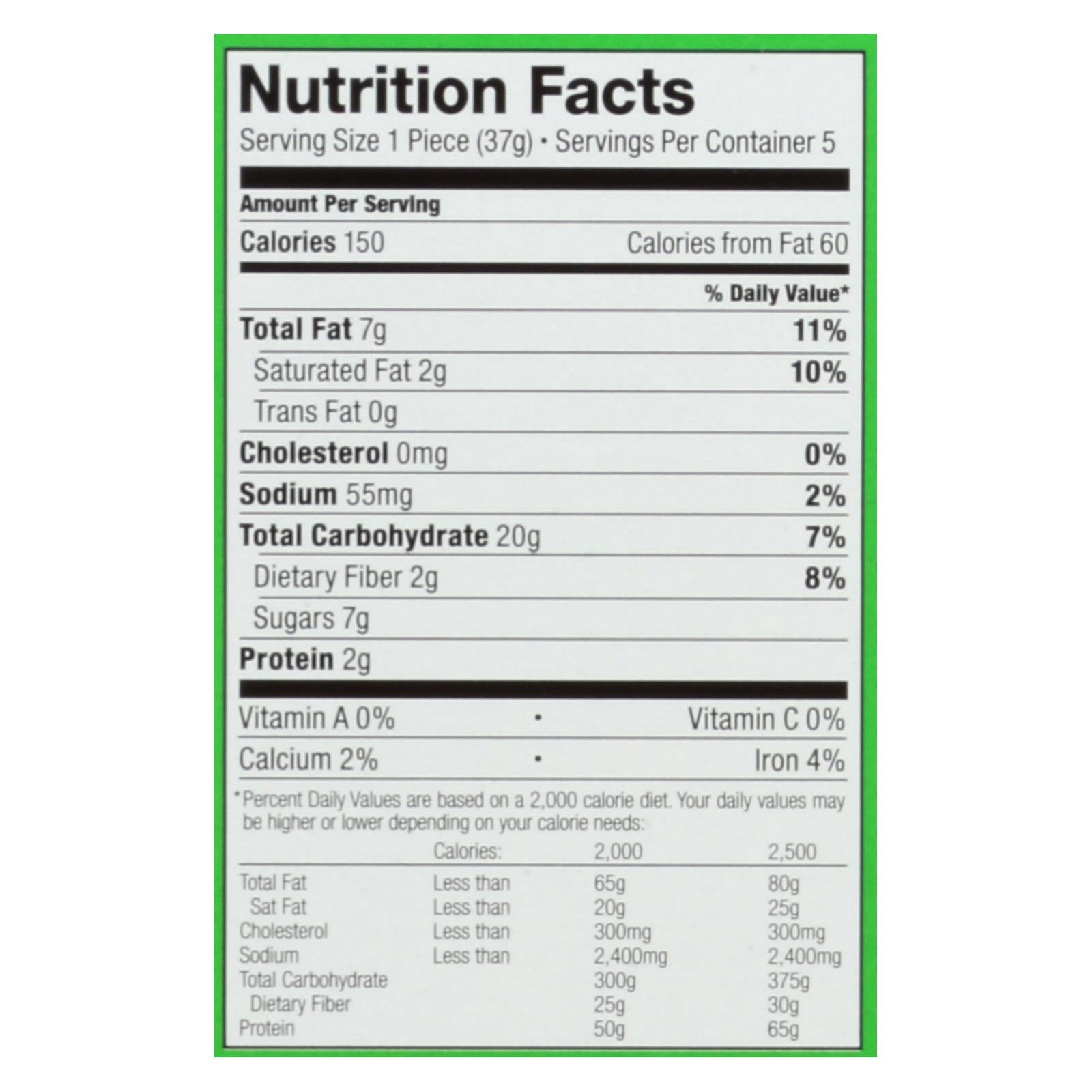 Bobo's Oat Bars - Oat Bites Coconut - Case of 6-5/1.3 oz