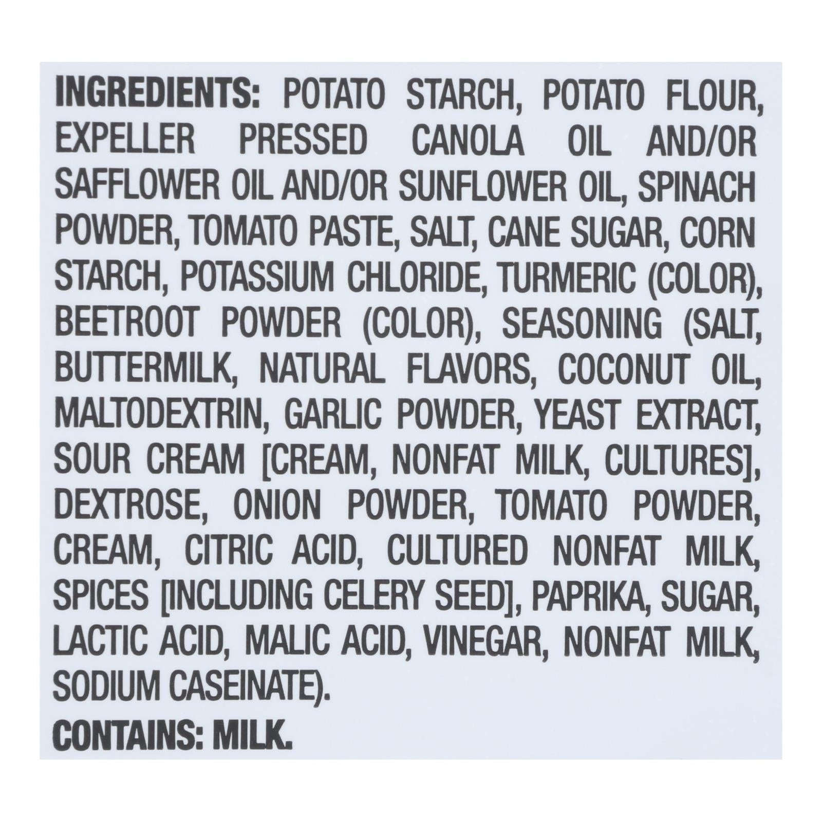 Sensible Portions - Veggie Straw Zesty Ranch - Case of 12 - 4.25 ounces