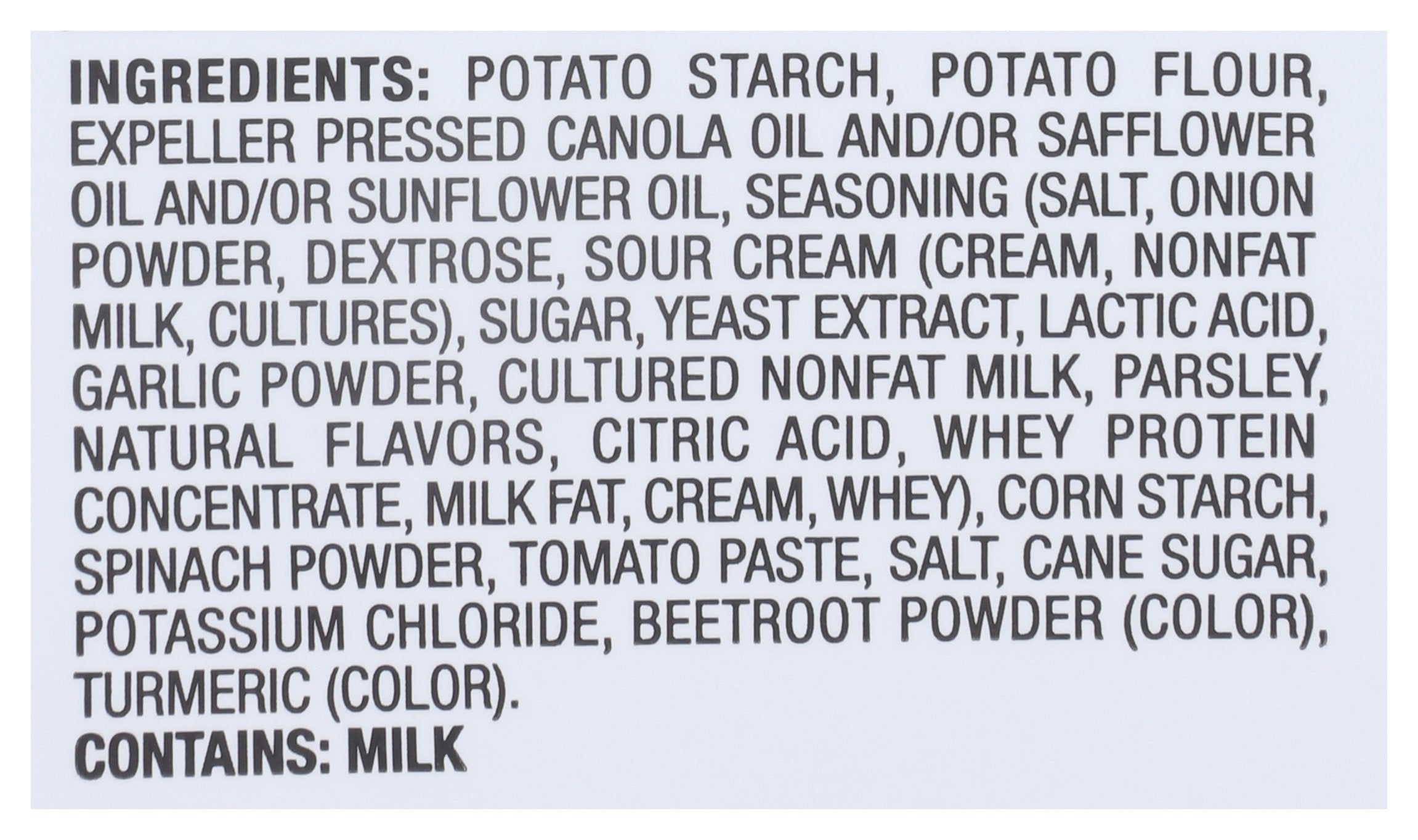 SENSIBLE PORTIONS STRAW VEG SOUR CRM ONION - Case of 6