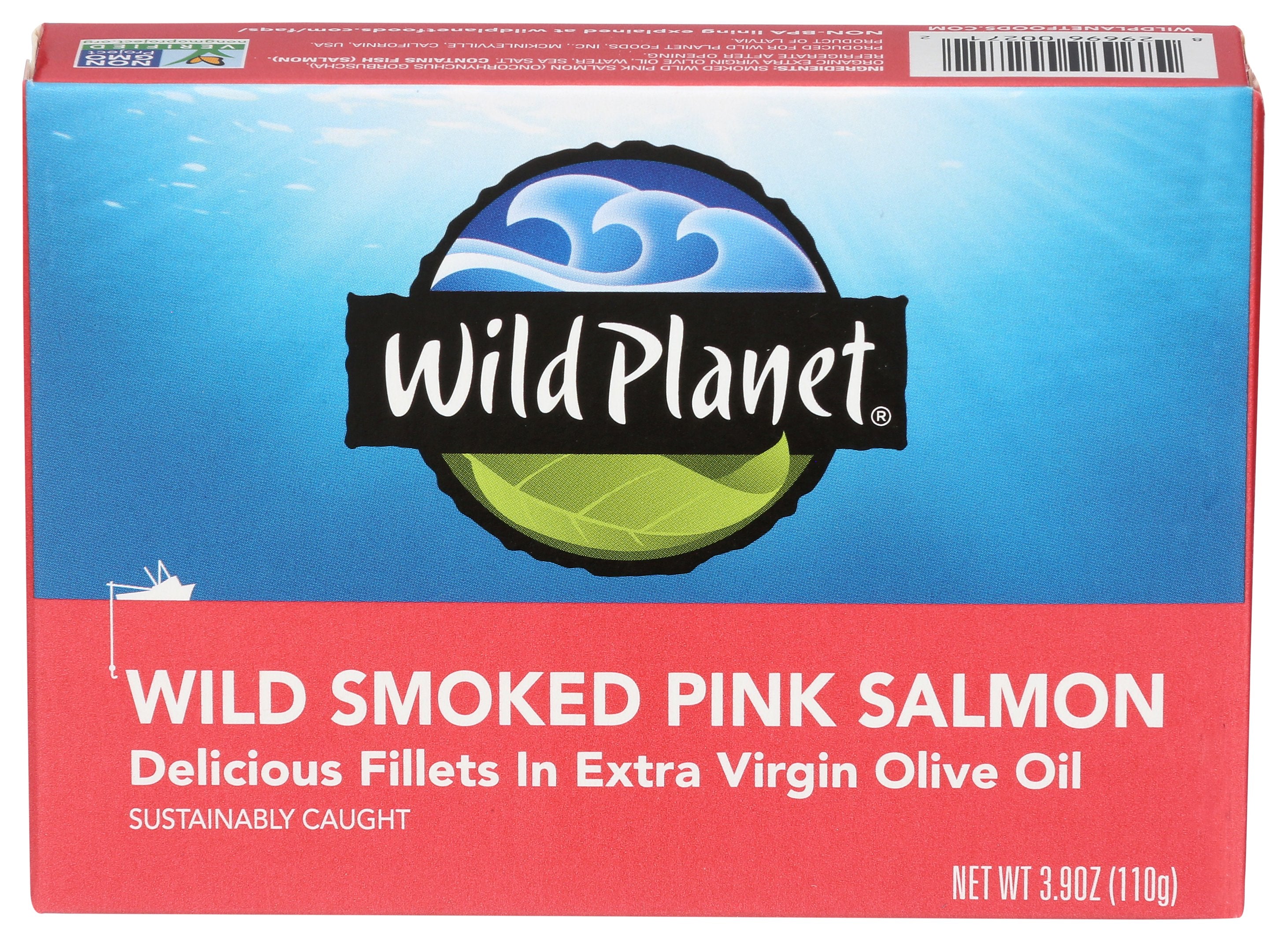 WILD PLANET SALMON PNK WILD SMOKED - Case of 12