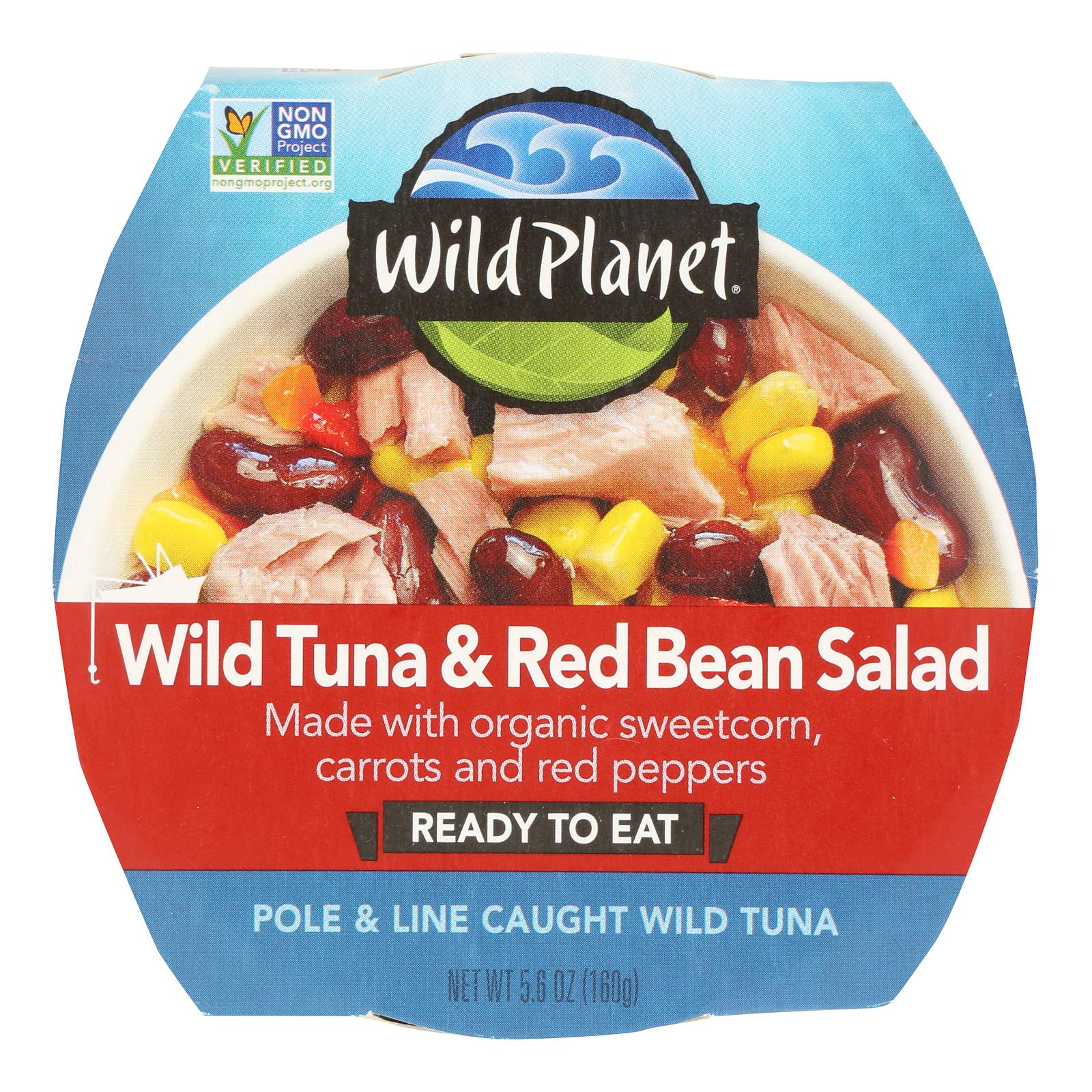 Wild Planet - Salad Wld Tuna Bean Corn - CS of 9-5.6 OZ