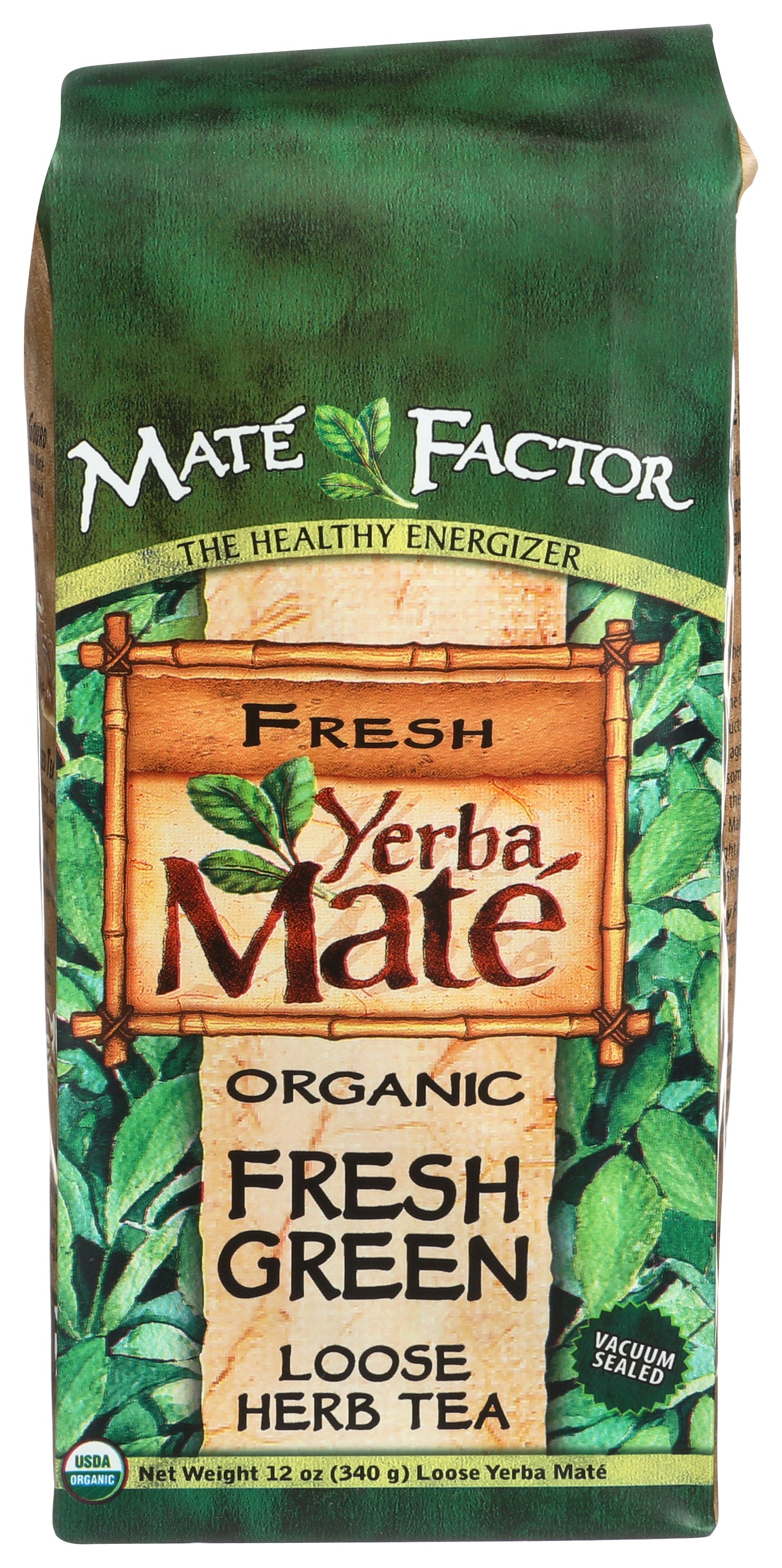 MATE FACTOR TEA LOOSE YERBA FRSH GRN - Case of 6