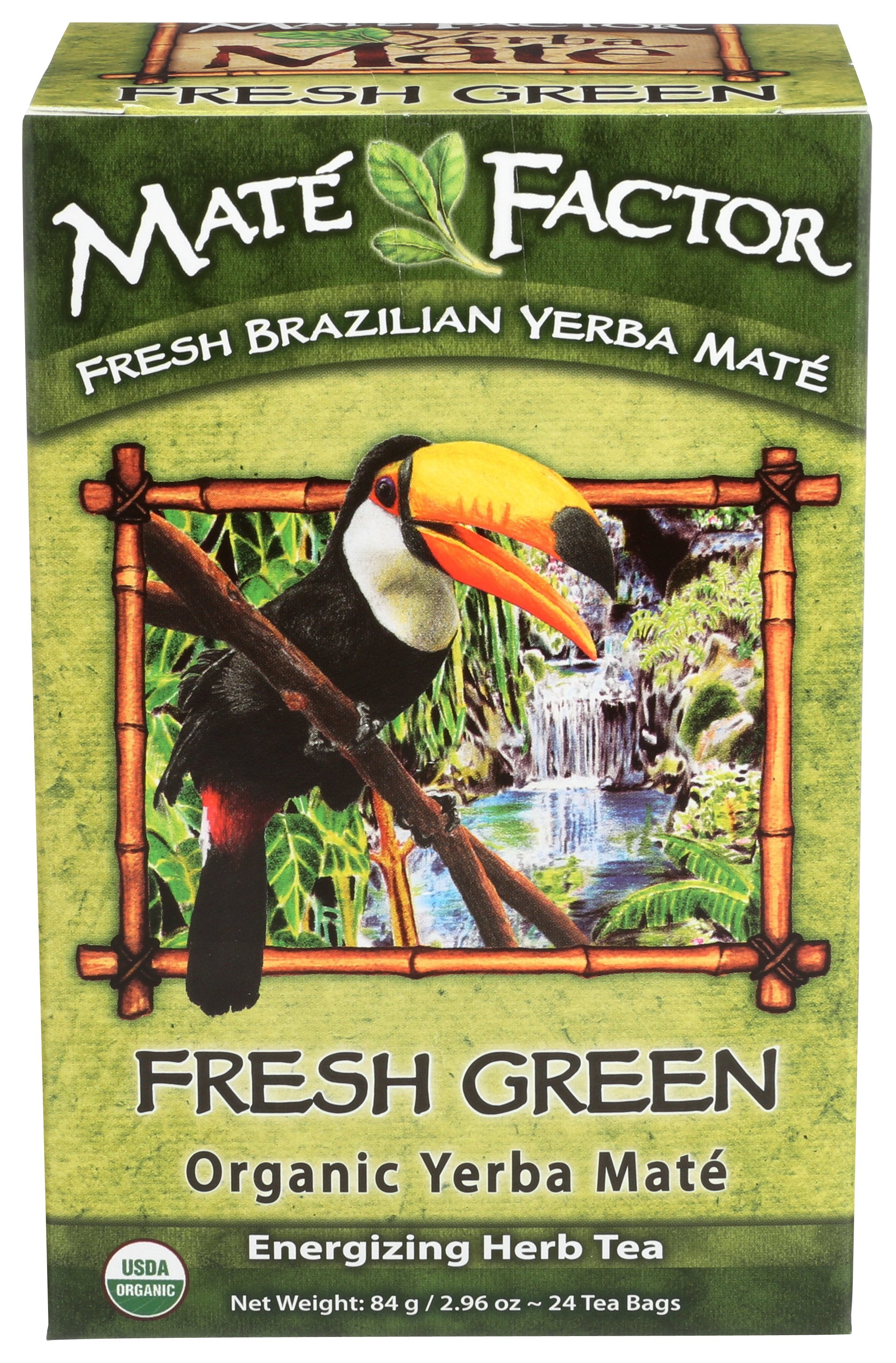 MATE FACTOR TEA YERBA FRESH GRN ORG - Case of 6
