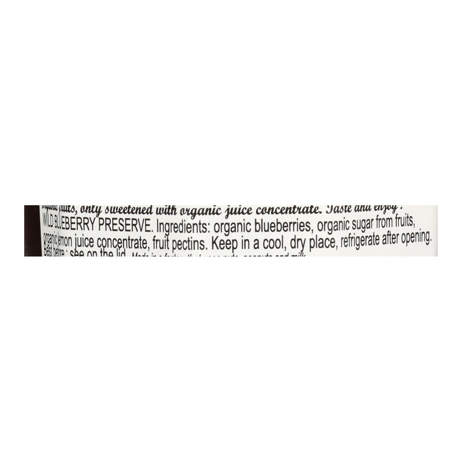 Lucien Georgelin Fruit Spread - Organic - Wild Blueberry - Case of 6 - 11.28 oz
