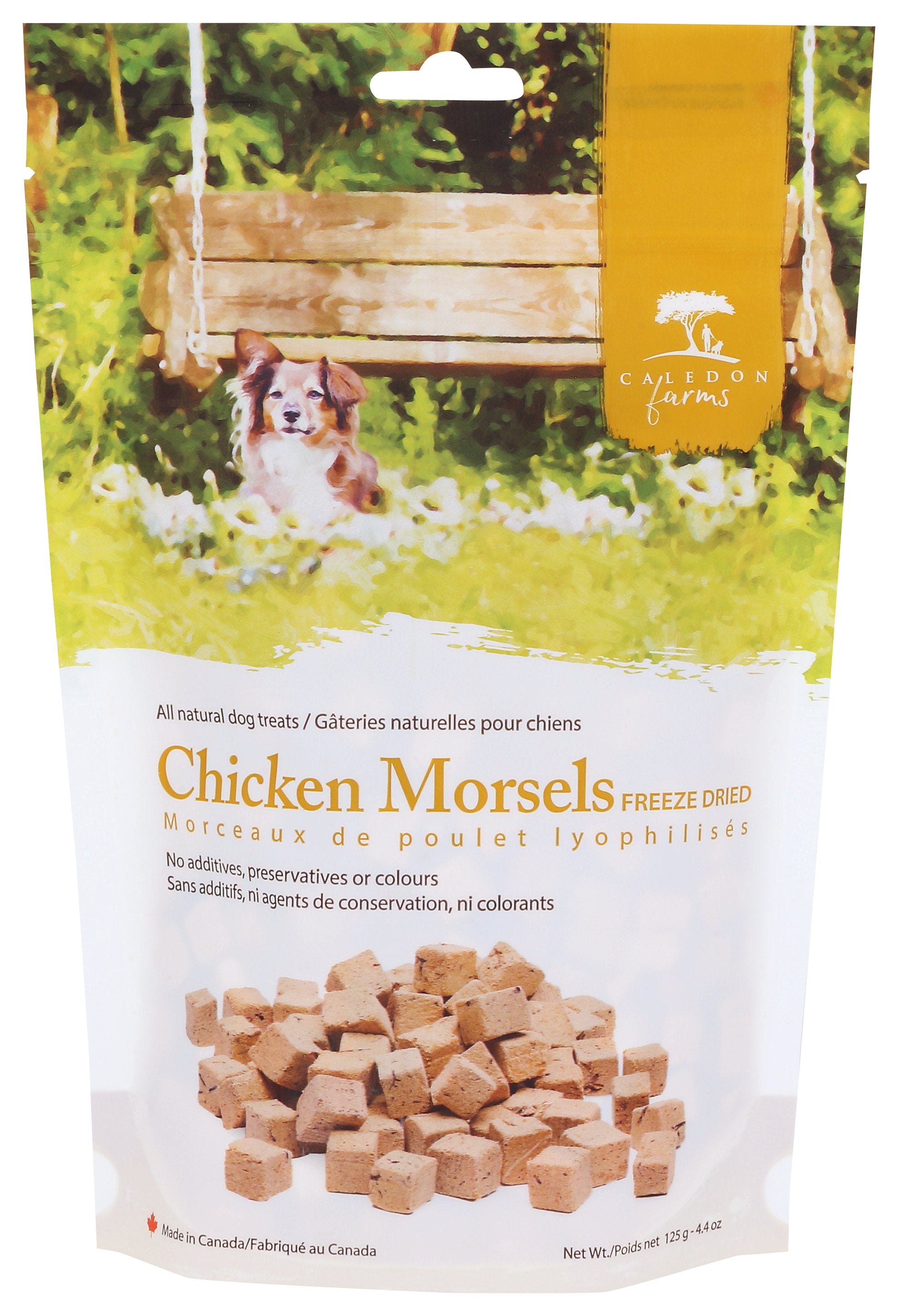 CALEDON FARMS TREAT DOG CHKN FRZ DRIED - Case of 4