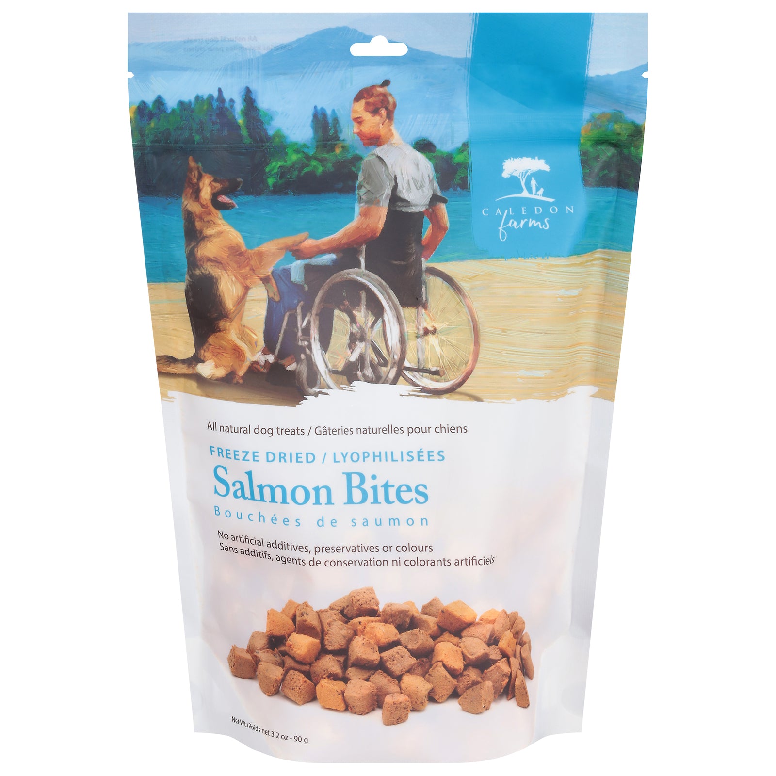 Caledon Farms - Dog Treats Frz Drd Salmon - CS of 6-3.2 OZ