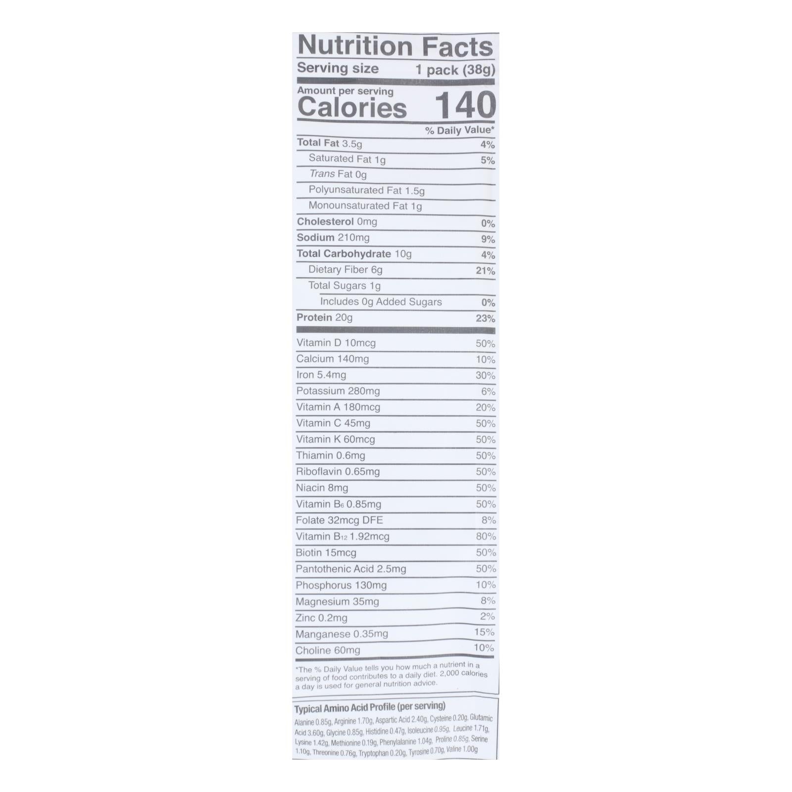 Vega - Shake Mix Organic French Vanilla - Case of 10-1.4 Ounces