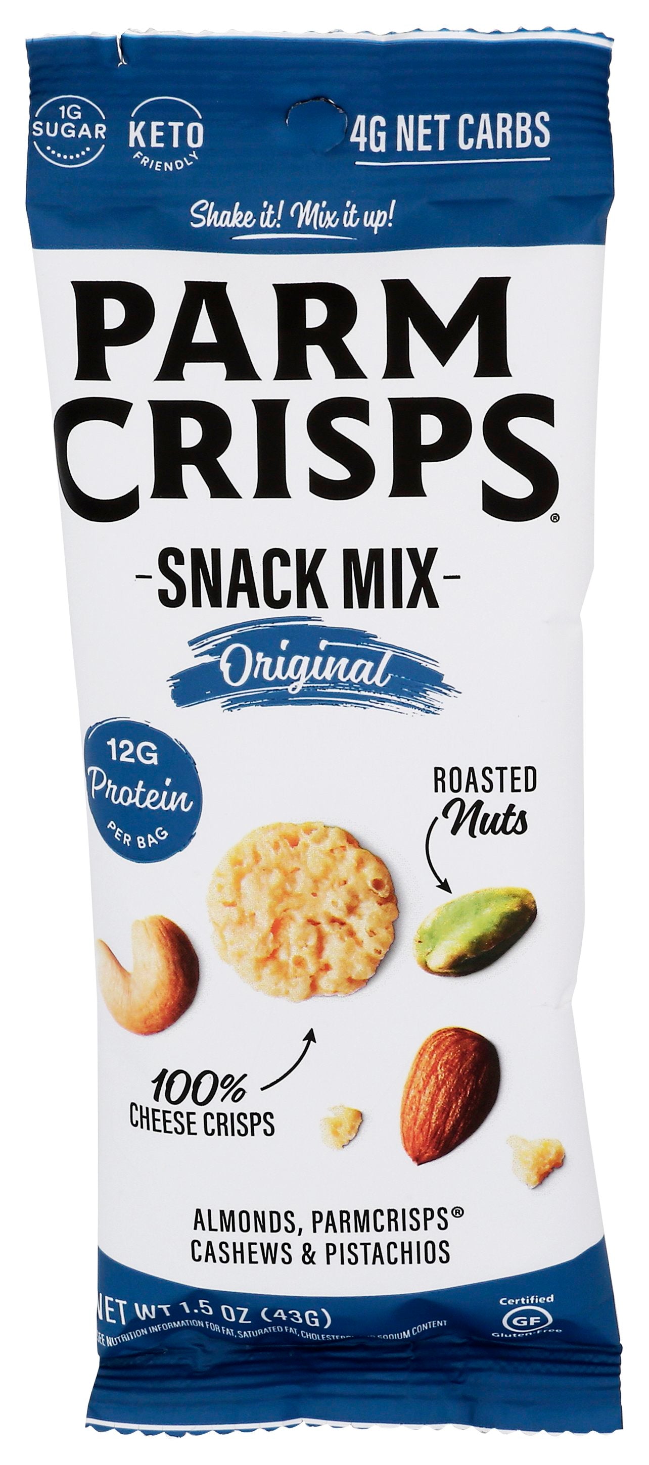 PARM CRISPS SNACK MIX ORIGINAL - Case of 12 [1.5OZ ORIGINAL SNACK MIX - 1.5 OZ]