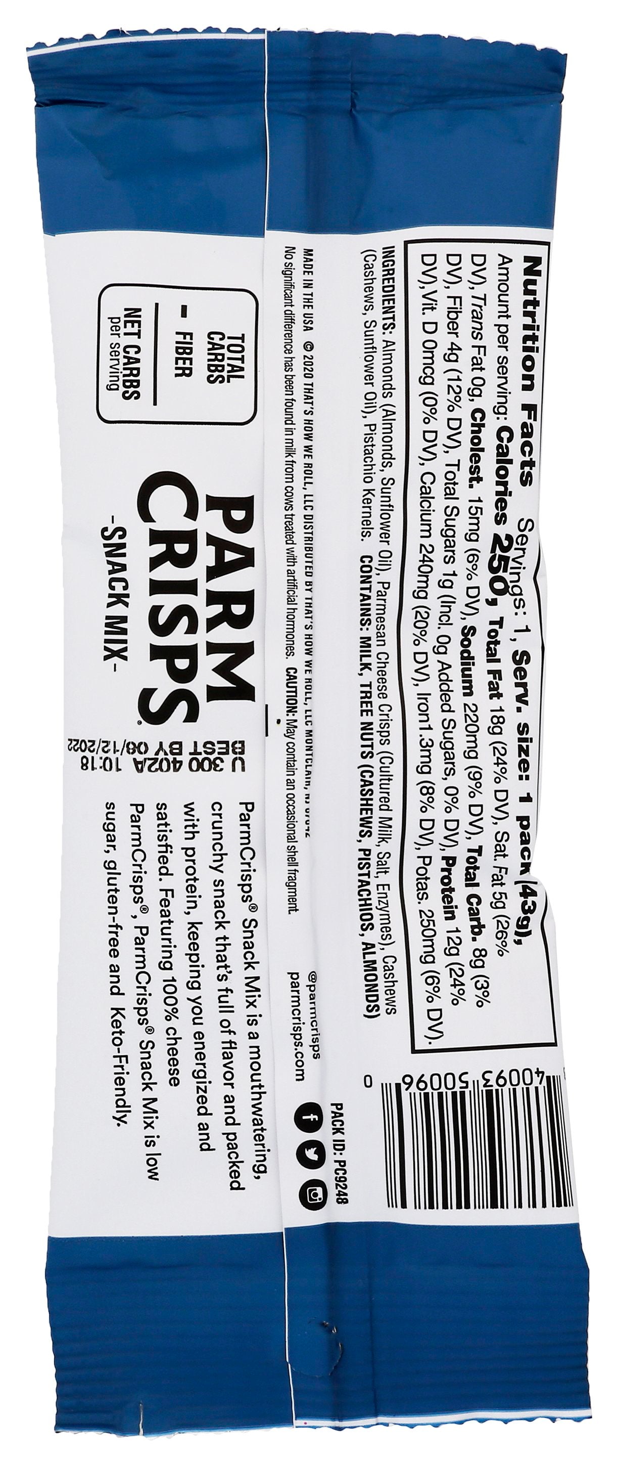 PARM CRISPS SNACK MIX ORIGINAL - Case of 12 [1.5OZ ORIGINAL SNACK MIX - 1.5 OZ]