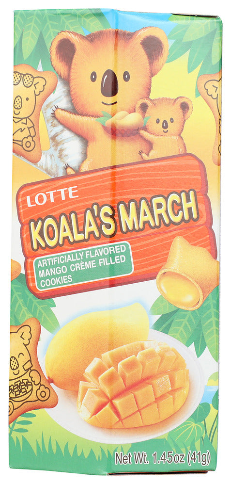 Lotte Koala’s March Cookie Mango Cream - Case of 6 - 1.45 oz.