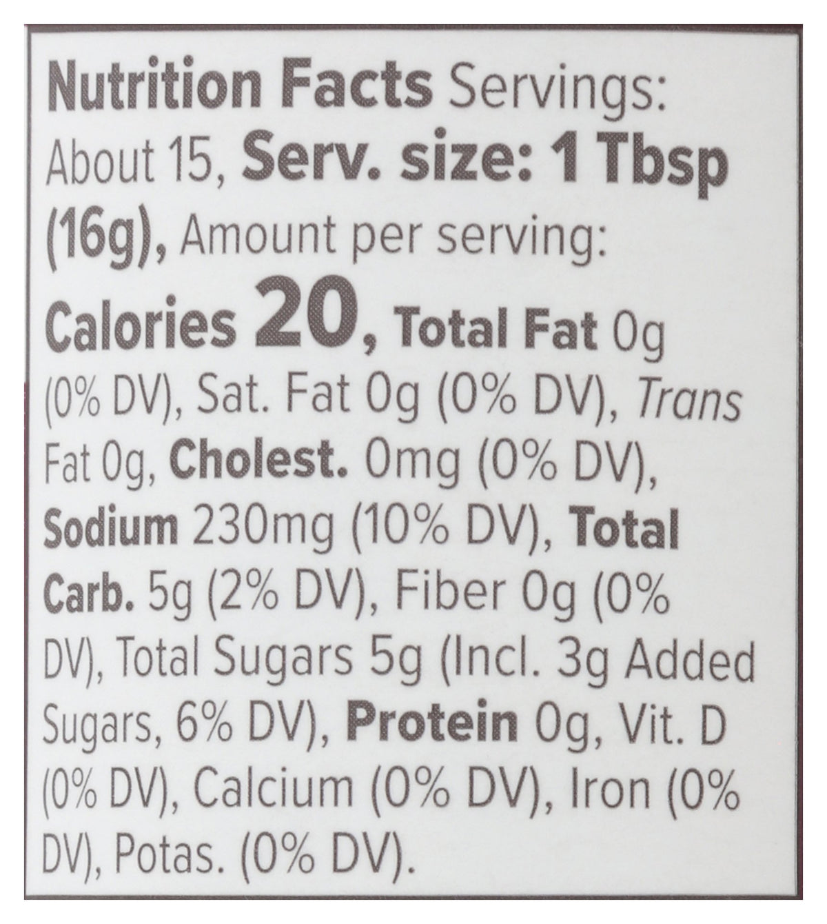 PRIMAL KITCHEN SAUCE NO SOY HNY TERIYAKI - Case of 6