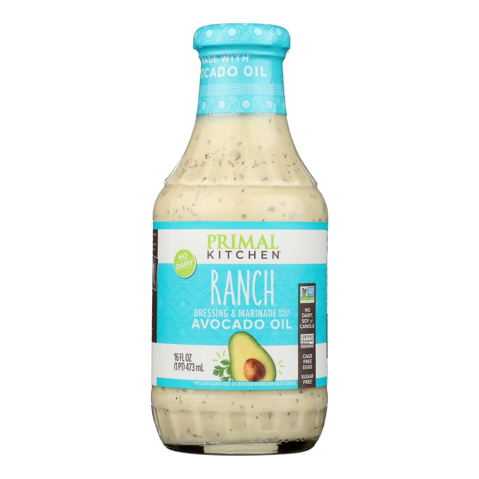 Primal Kitchen - Dressing Ranch Avo Oil - CS of 6-16 OZ