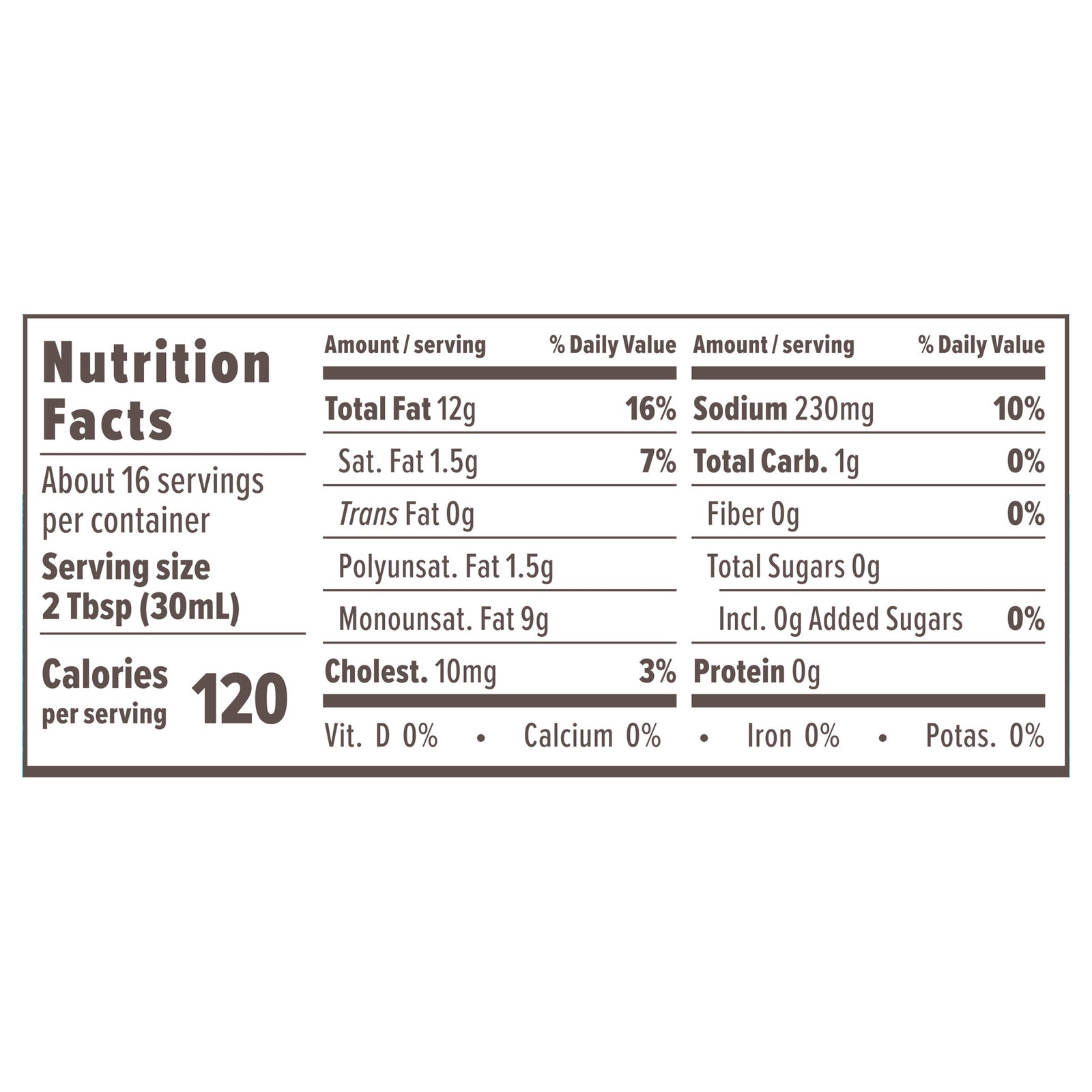 Primal Kitchen - Dressing Ranch Avo Oil - CS of 6-16 OZ