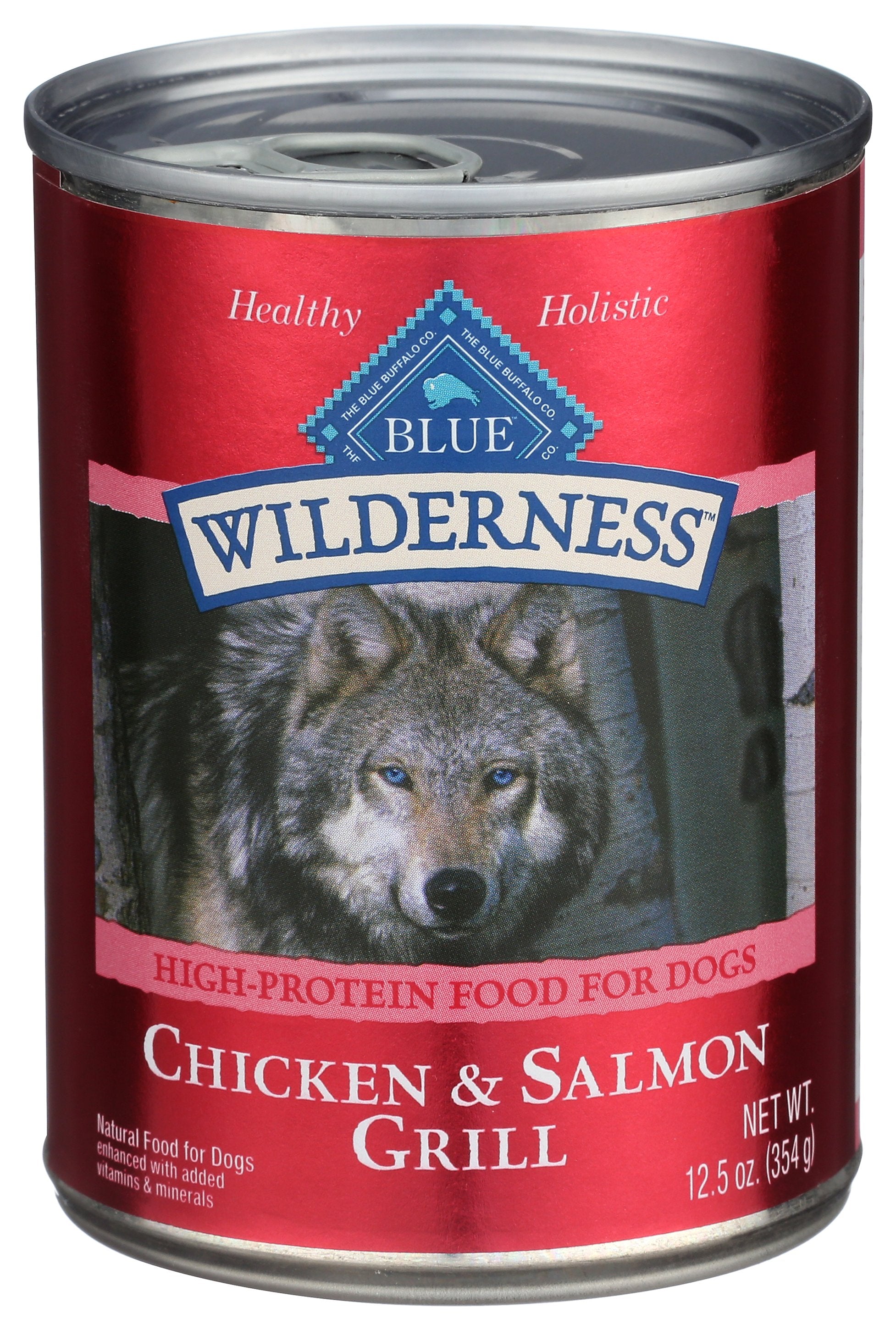 BLUE BUFFALO FOOD DOG SALMON CHKN - Case of 12