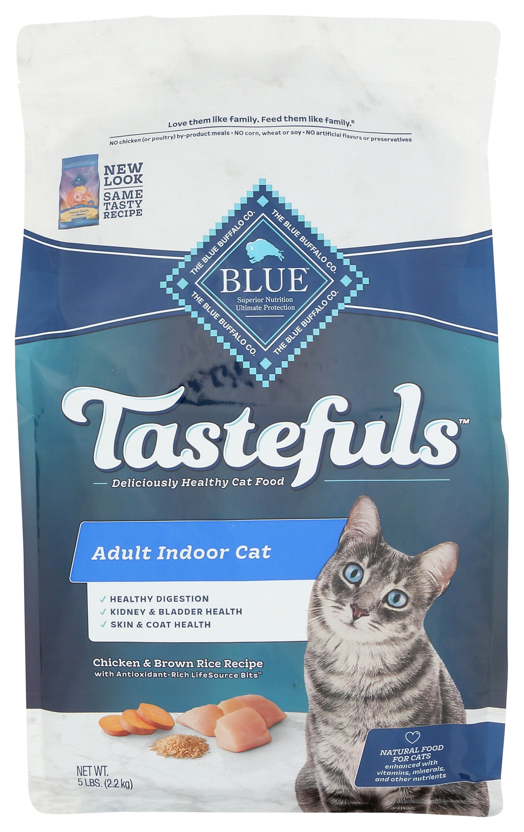 BLUE BUFFALO CAT FOOD INDOOR FORMULA - Case of 5