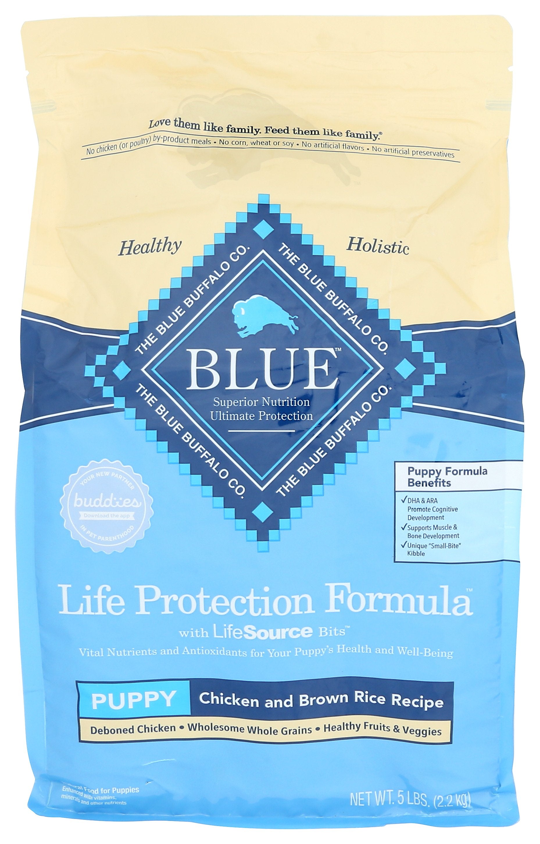 BLUE BUFFALO FOOD DOG CHKN BRW RC PUPP - Case of 3