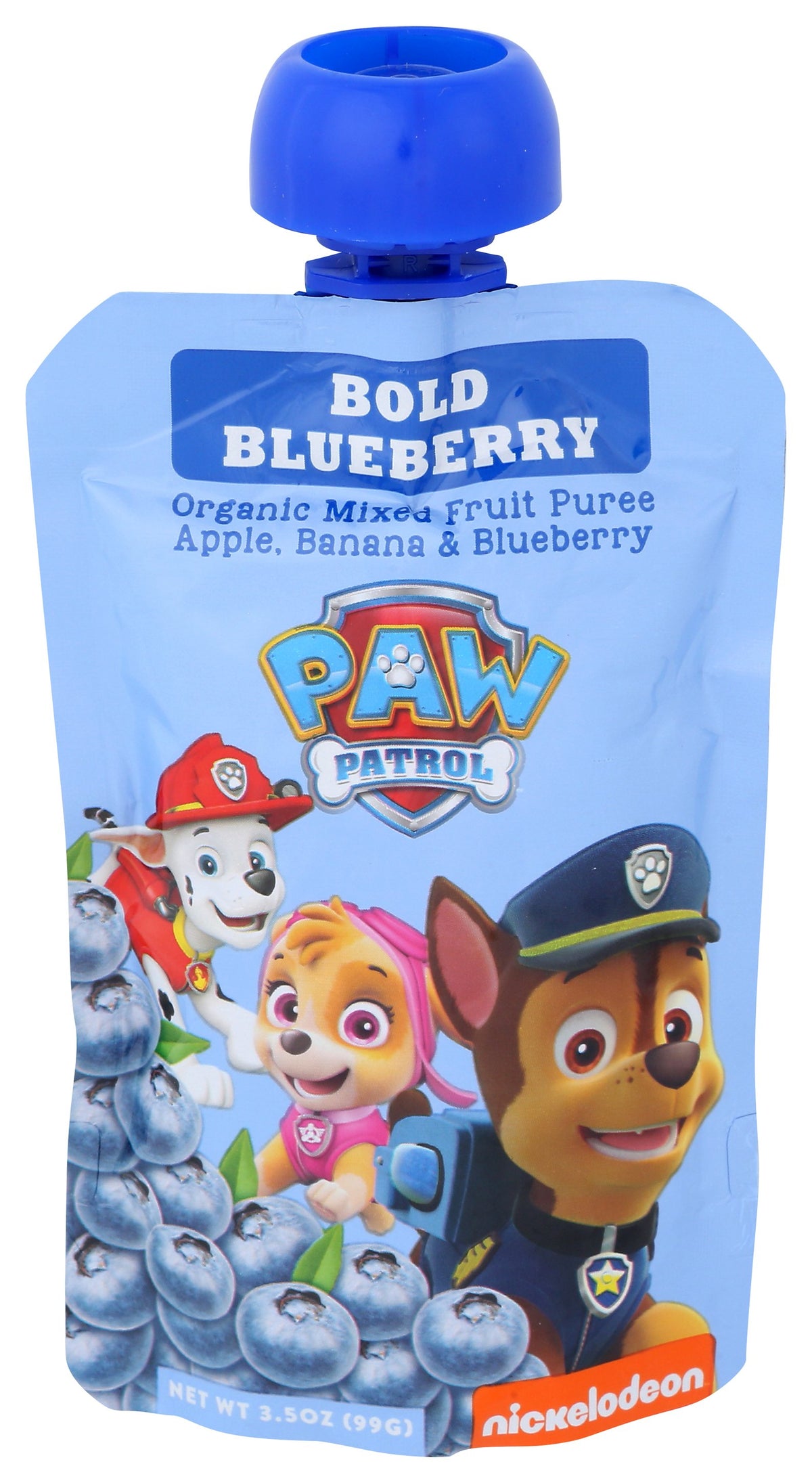 PAW PATROL RANGE FRUIT PCH BLUBRY BLND ORG - Case of 10