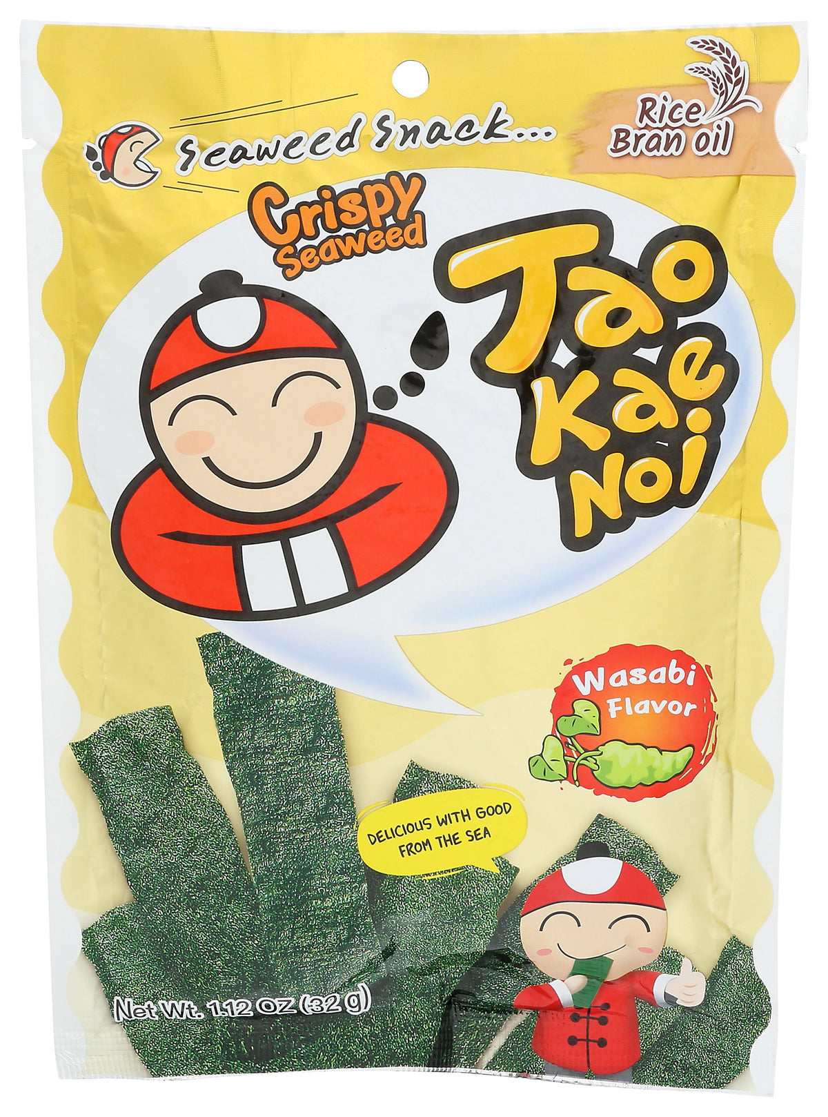 TAOKAENOI USA SEAWEED CRISPY WASABI - Case of 12