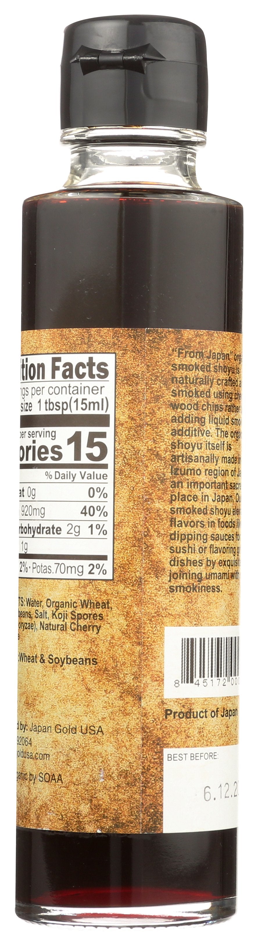 MUSO FROM JAPAN SHOYU SMOKED ORG - Case of 6