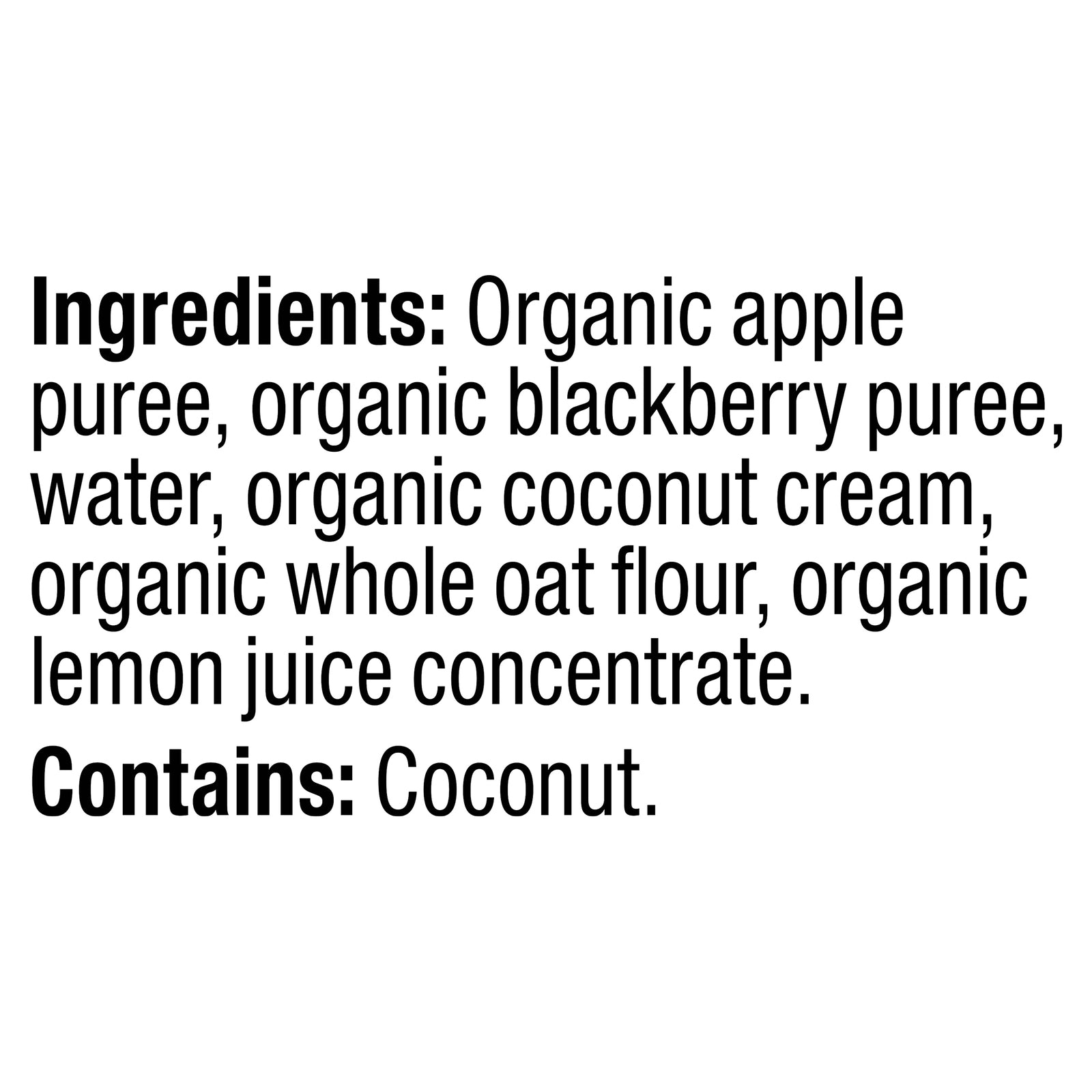 Plum Organics - Stg2 Og2 Apl Blkbry Ccnt - CS of 12-3.5 OZ