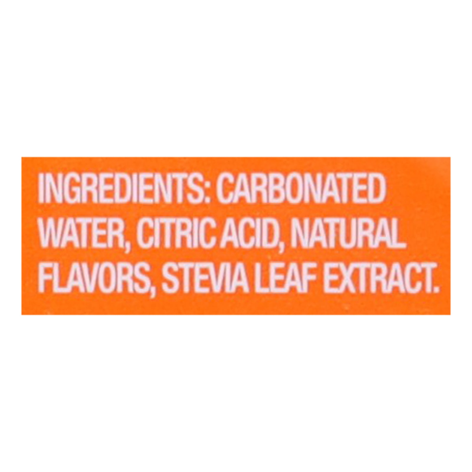 Zevia - Soda Orange - CS of 2-12/12 FZ