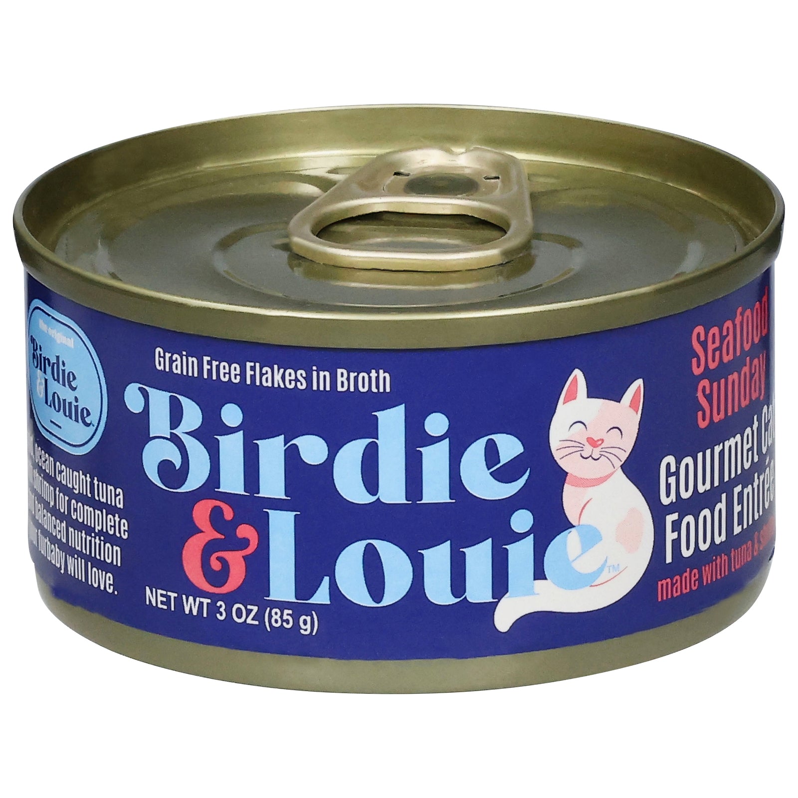 Birdie & Louie - Cat Food Seafood Sunday - CS of 12-3 OZ