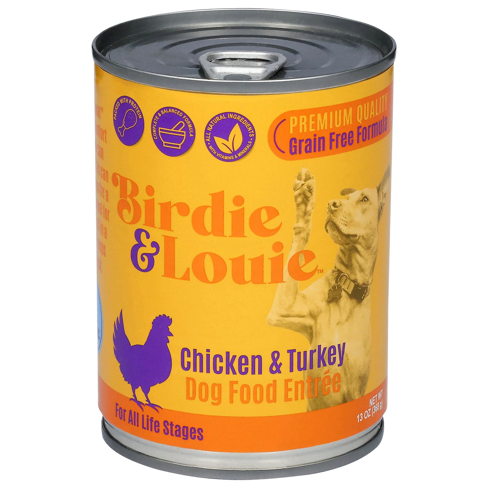 Birdie & Louie - Dog Food Chicken Turkey - CS of 12-13 OZ