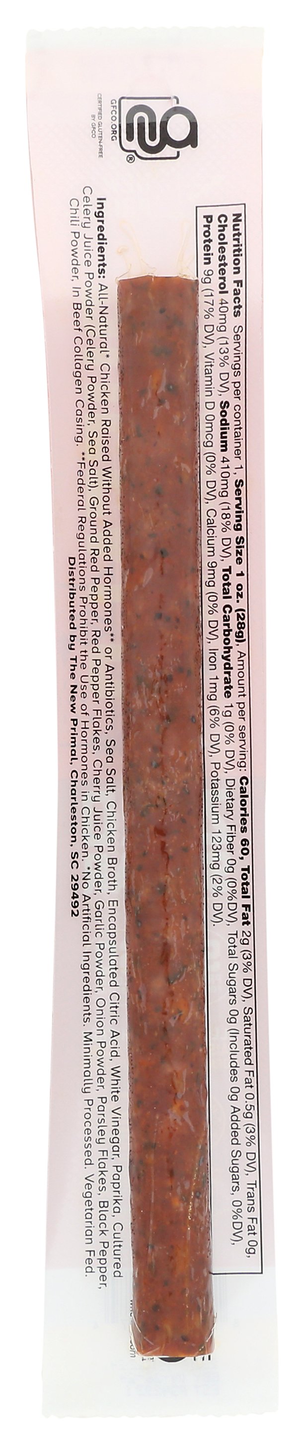 THE NEW PRIMAL STICK BUFFALO CHICKEN - Case of 20