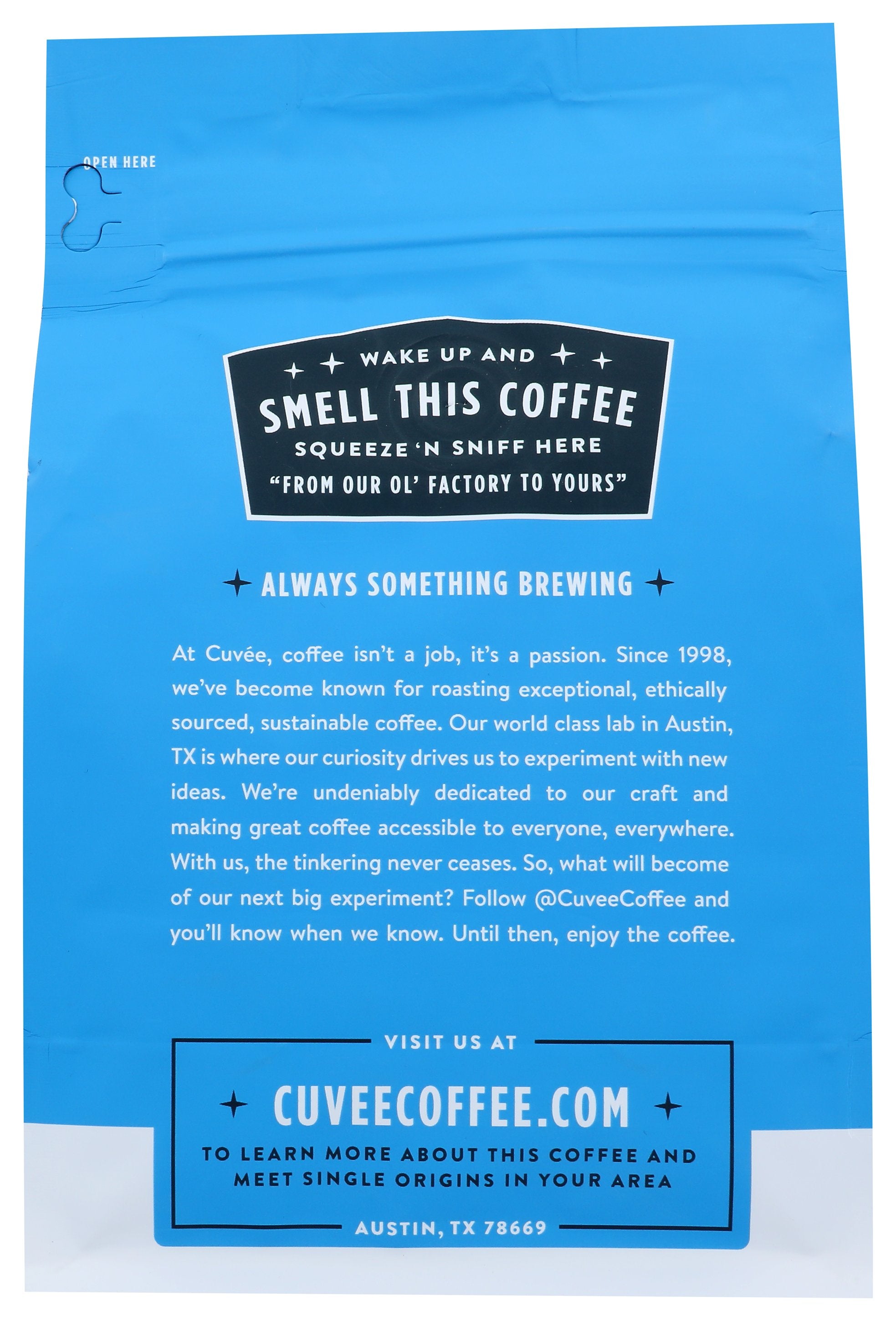 CUVEE COFFEE COFFEE WHL BN COLOMBIA - Case of 6
