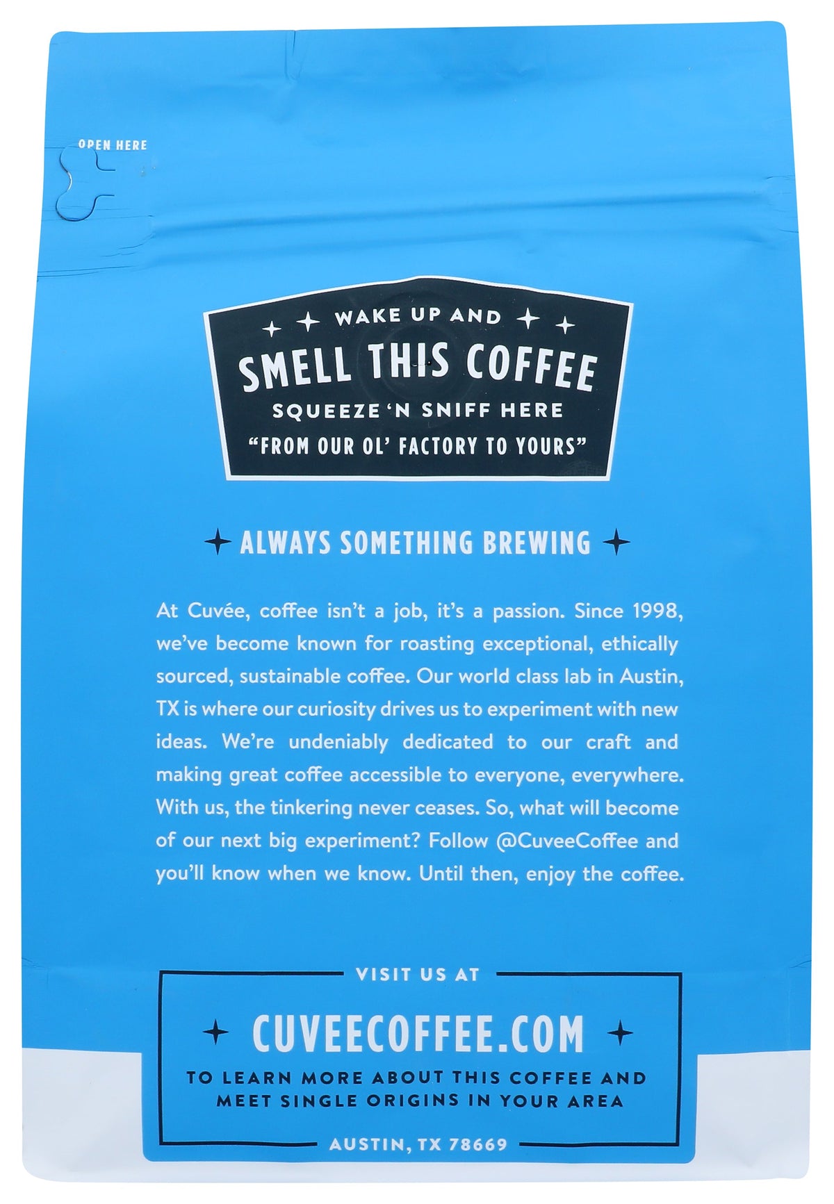 CUVEE COFFEE COFFEE WHL BN EL SALVADOR - Case of 6