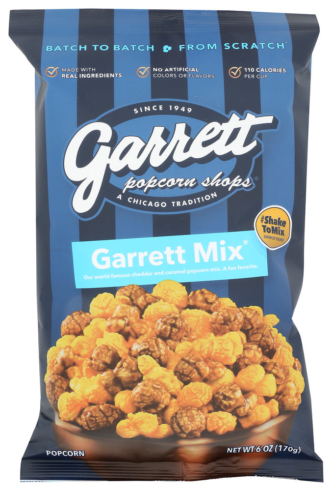 Garrett Brands Popcorn Garrett Mix - Pack of 12 - 6 OZ