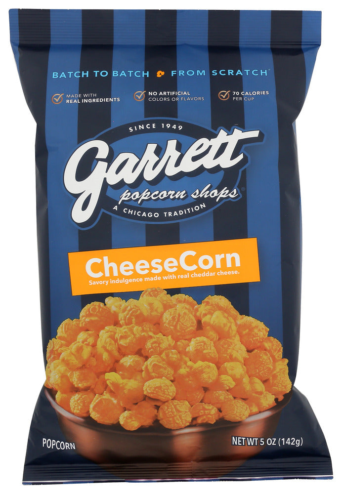 Garrett Brands Popcorn Cheesecorn - Pack of 9 - 5 Oz