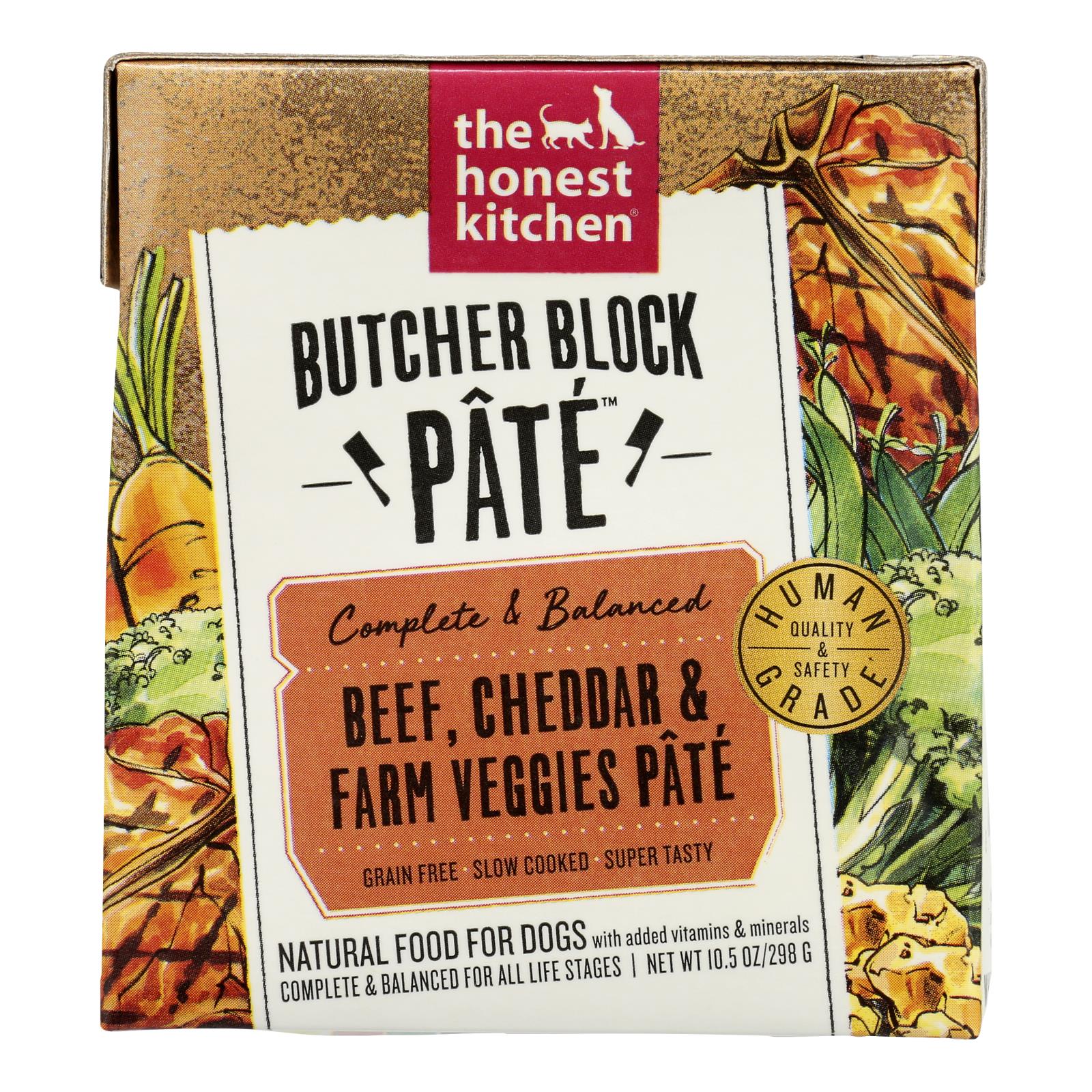 The Honest Kitchen - Dog Fd Pate Beef Cheddar - Case of 6-10.5 OZ
