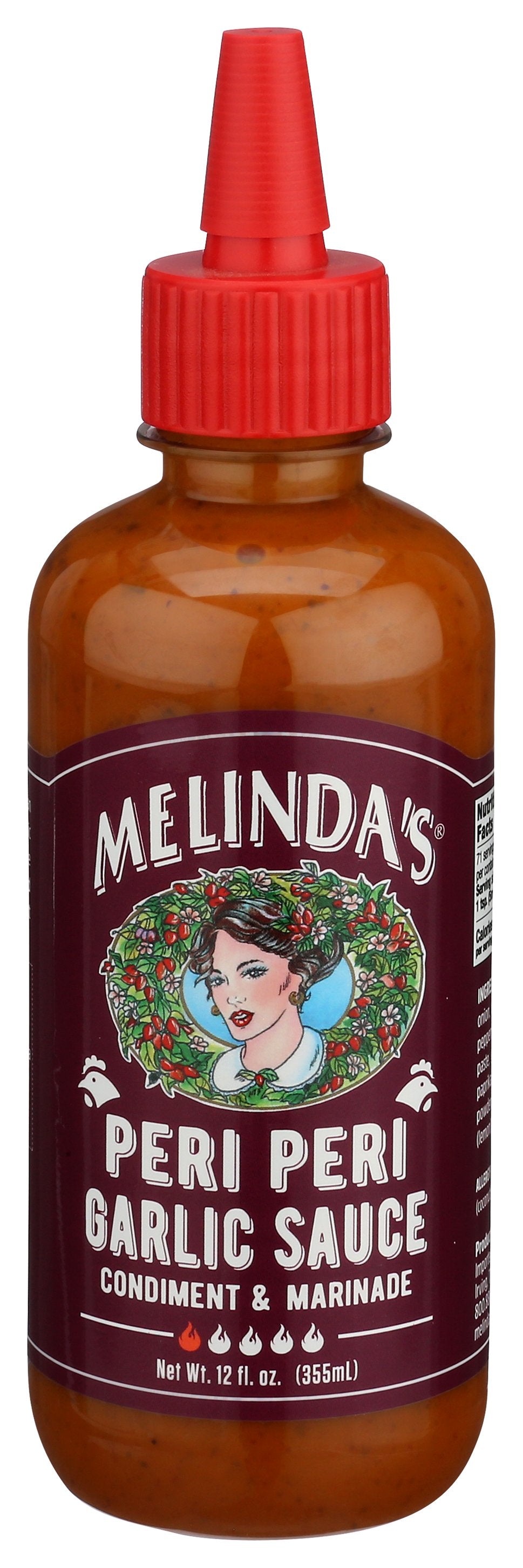 MELINDAS SAUCE HOT PERI PERI GRLIC - Case of 6