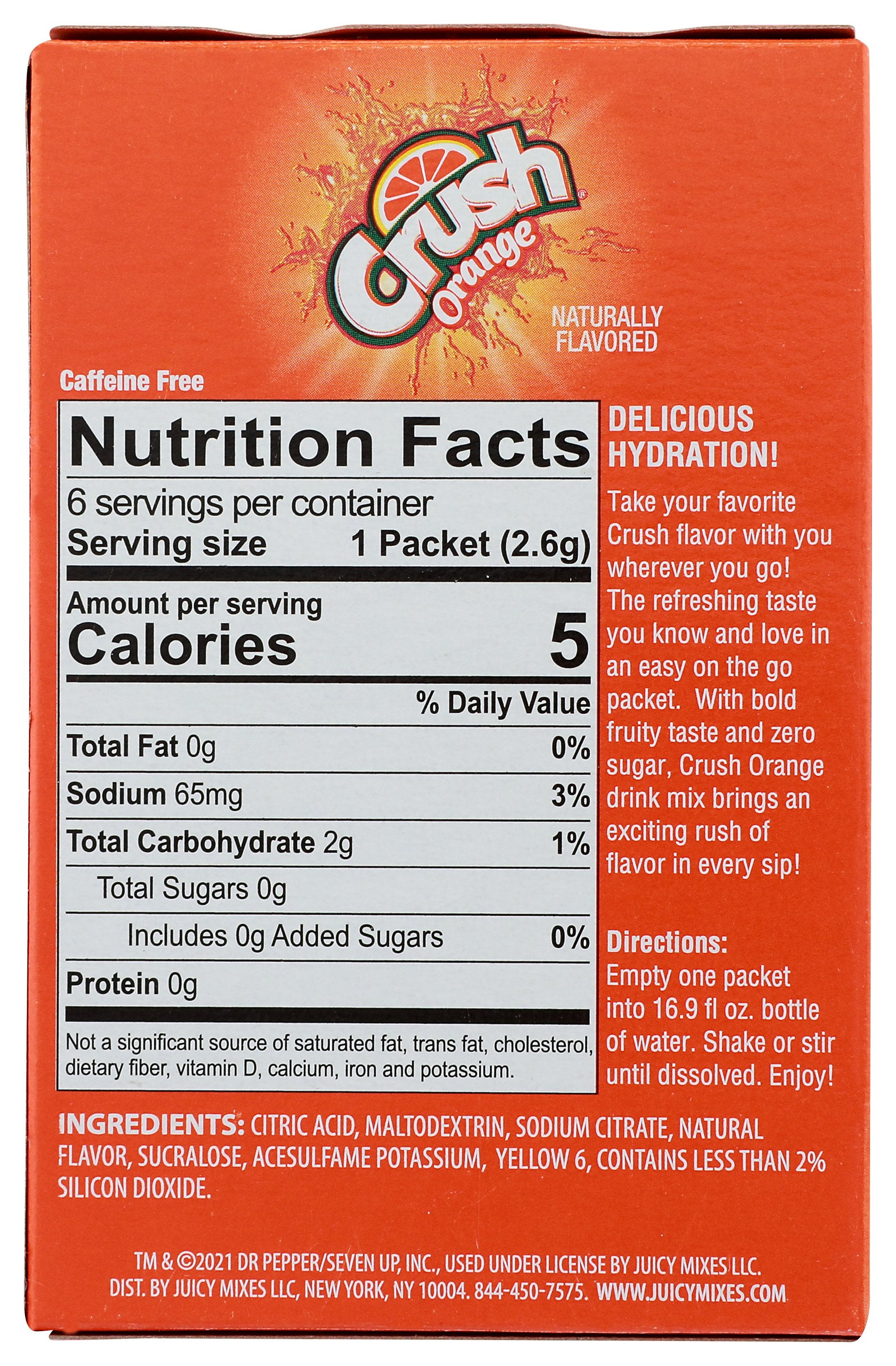 CRUSH PWDR MIX ORANGE 6PC - Case of 12