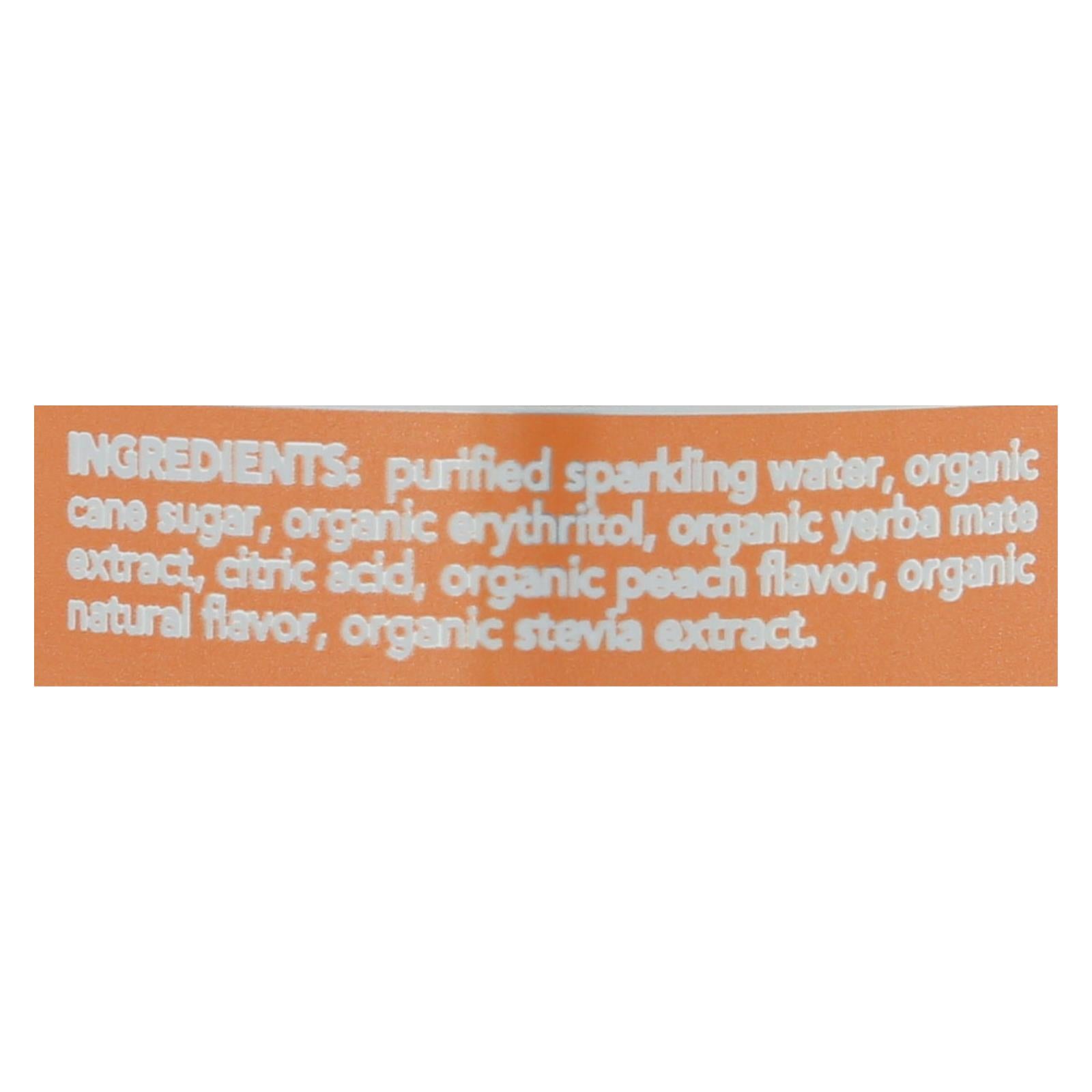 Clean Cause - Yrba Mte Peach Clean - Case Of 12 - 16 Fz