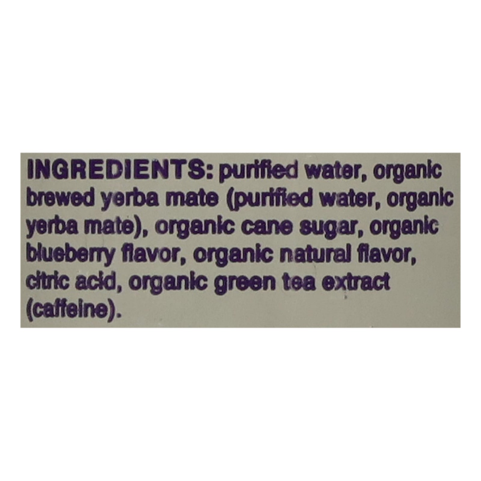 Clean Cause - Yerba Mate Og2 Blubry - CS of 12-15.5 FZ