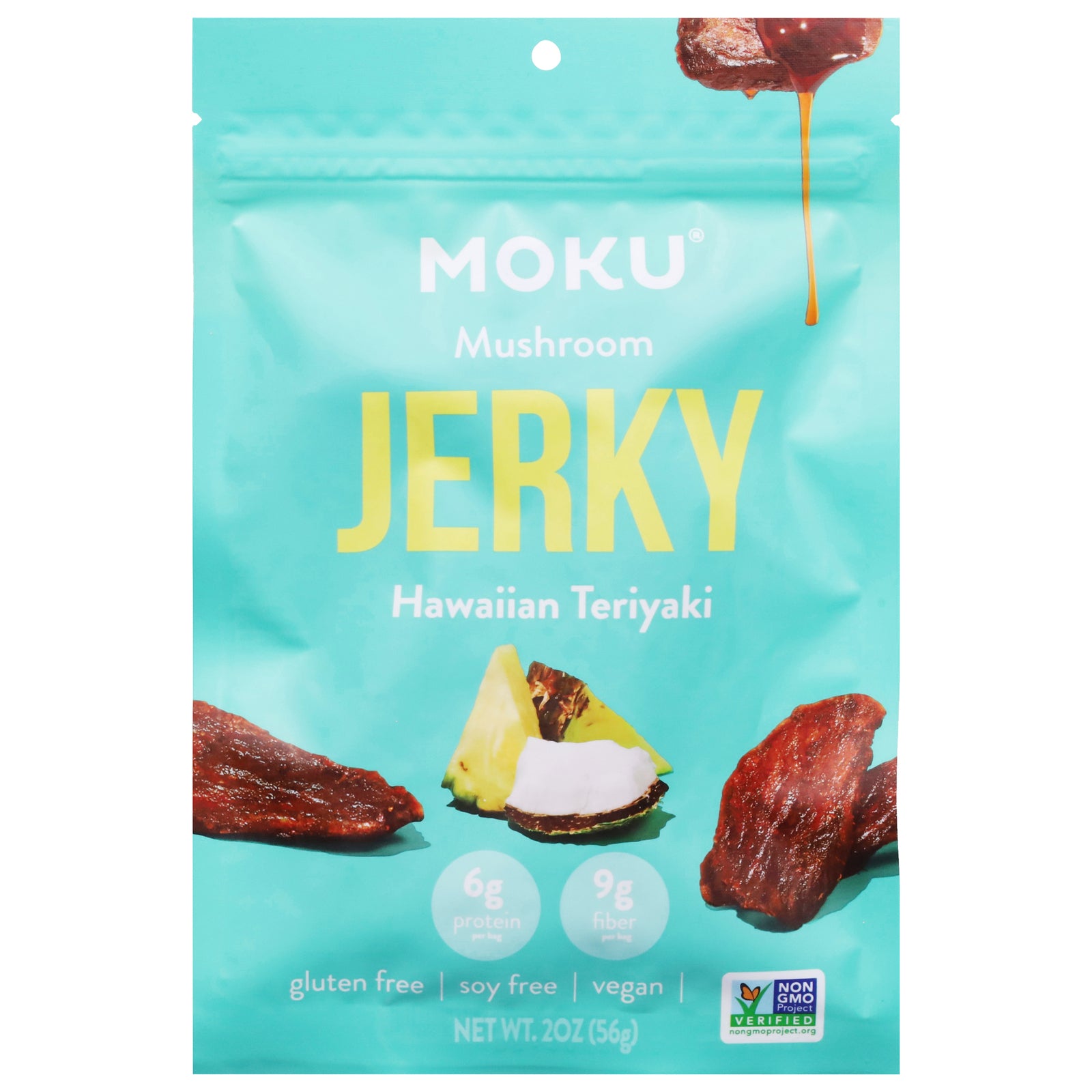 Moku - Plnt Bs Jerky Hawain Teri - CS of 8-2 OZ
