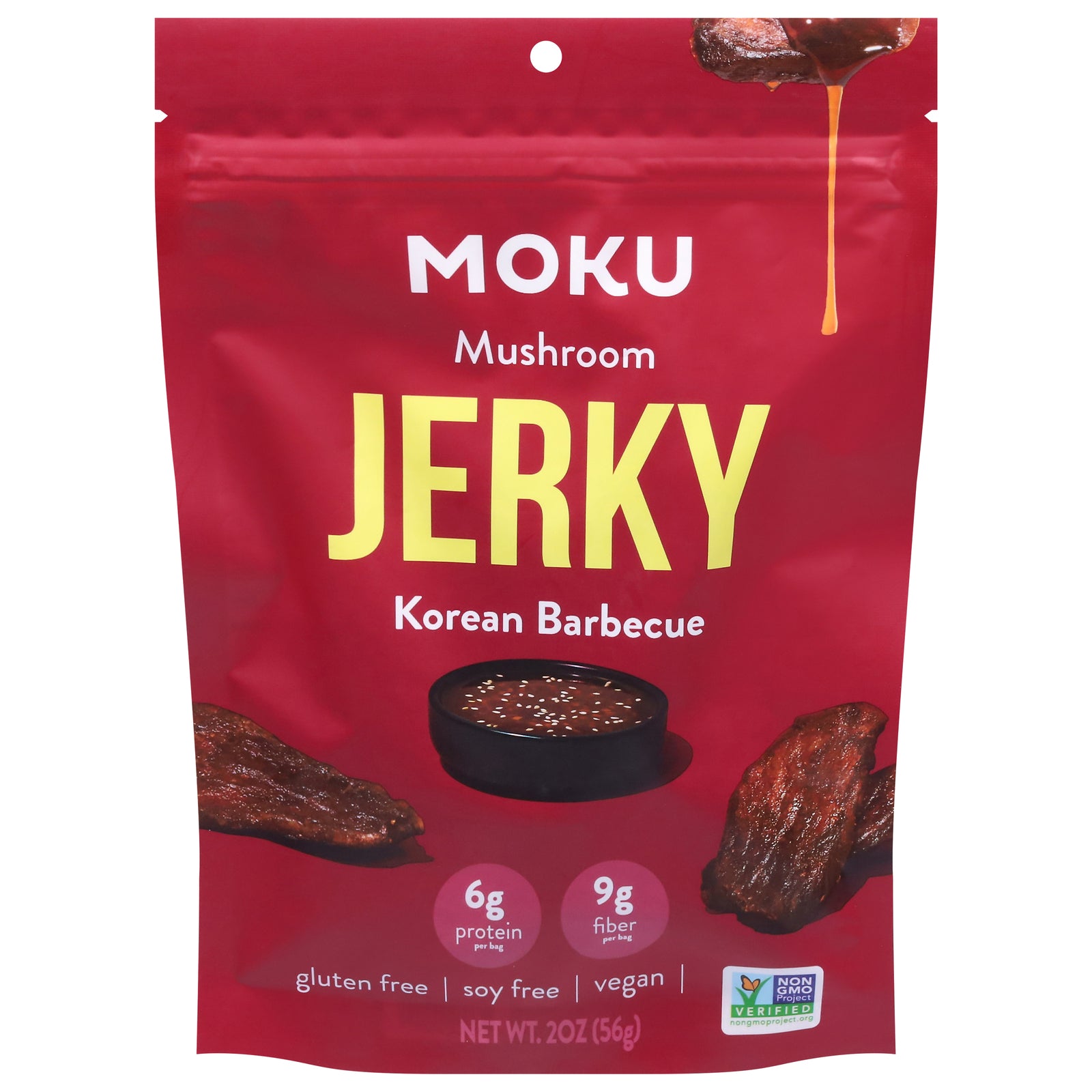 Moku - Plant Bs Jerky Korean Bbq - CS of 8-2 OZ