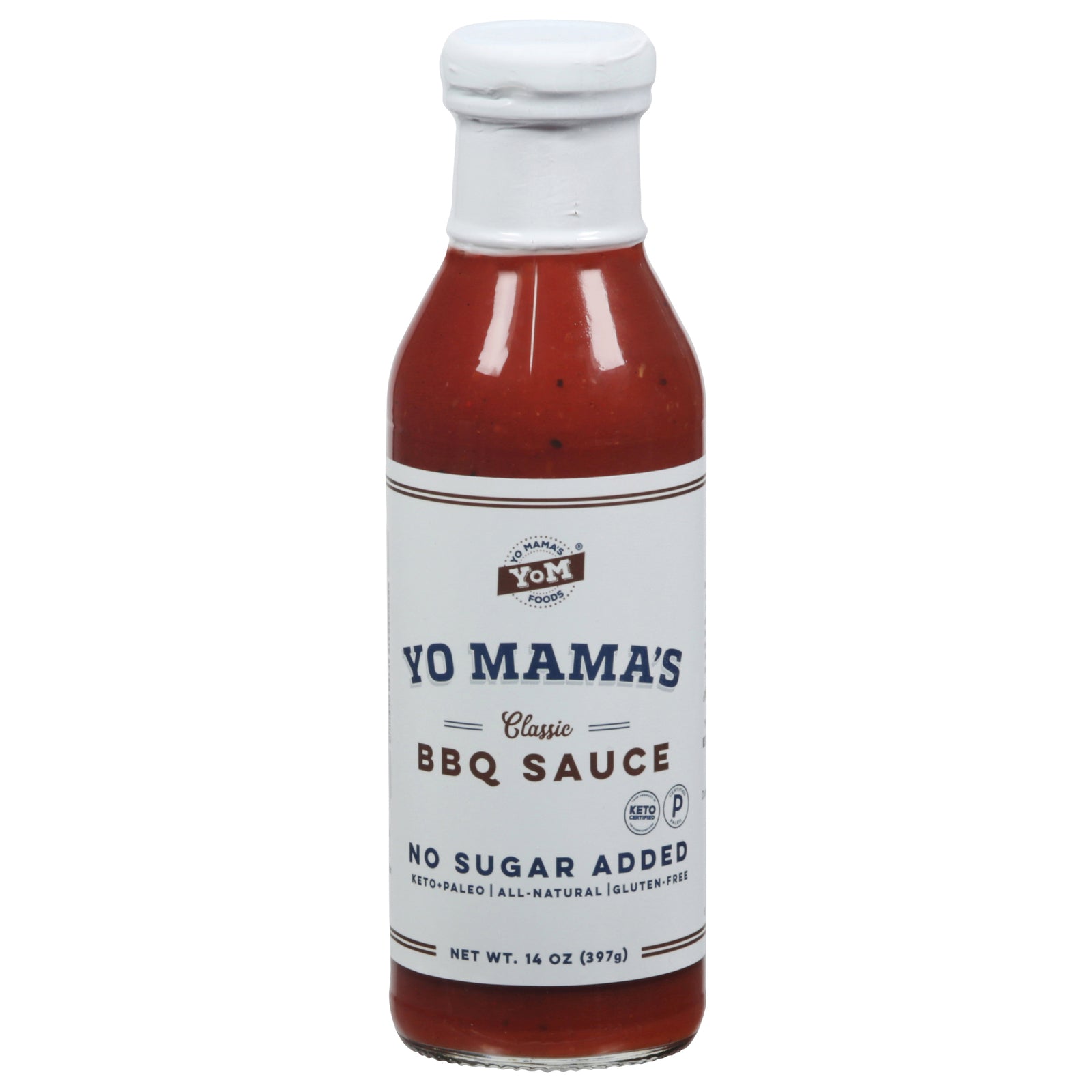 Yo Mama's Foods - Sauce Bbq - CS of 6-14 OZ