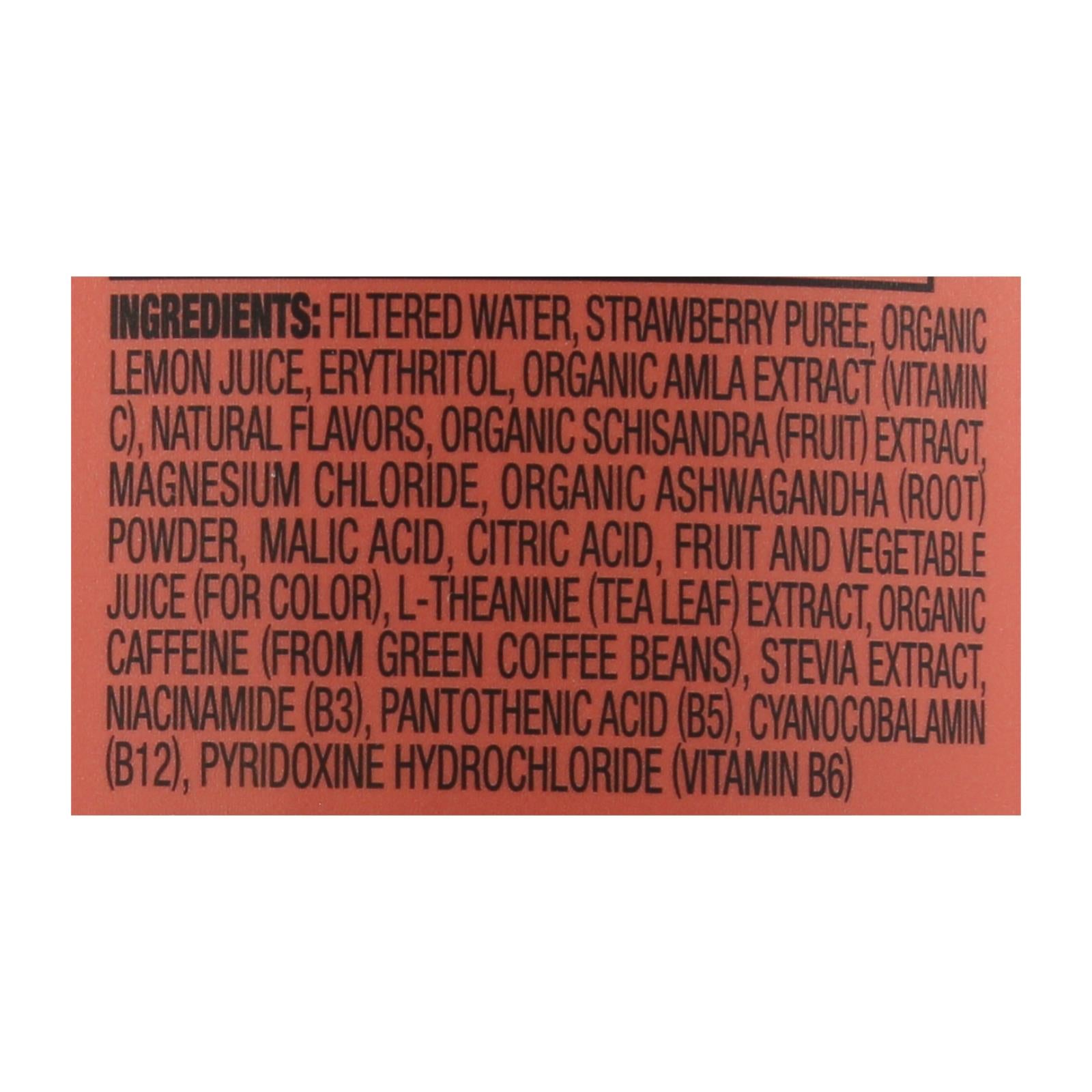 Heywell - Sparkling Energy Fcus Strwb Lm - Case Of 12-12 Fz