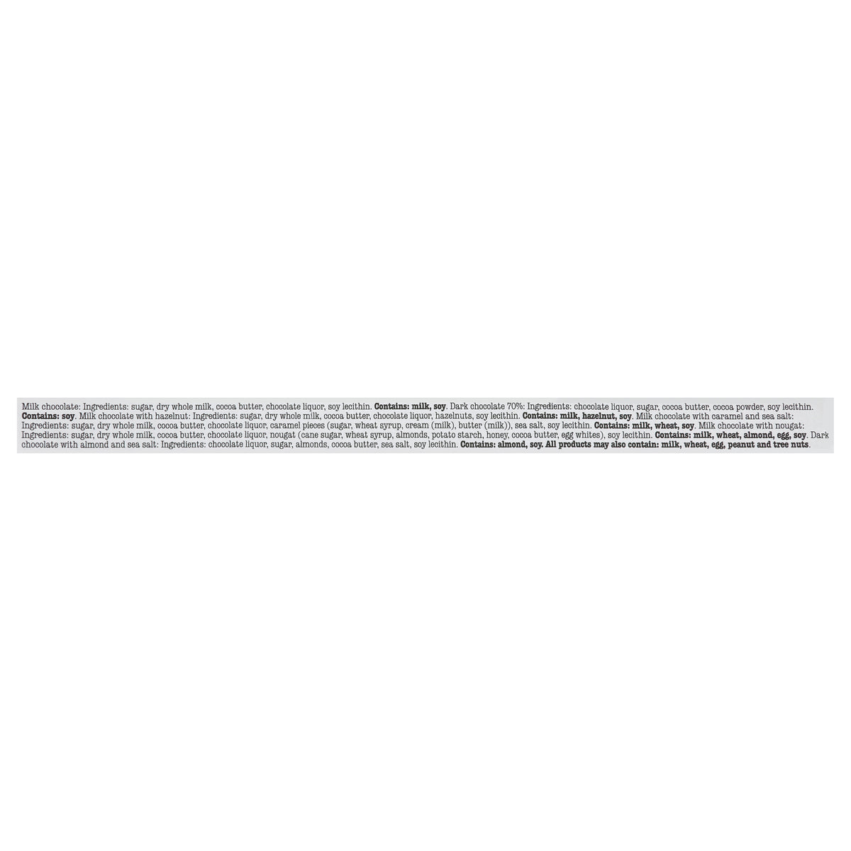 Tony's Chocolonely - Bar Choc.mixed Rainbow - Case of 8-6 CT