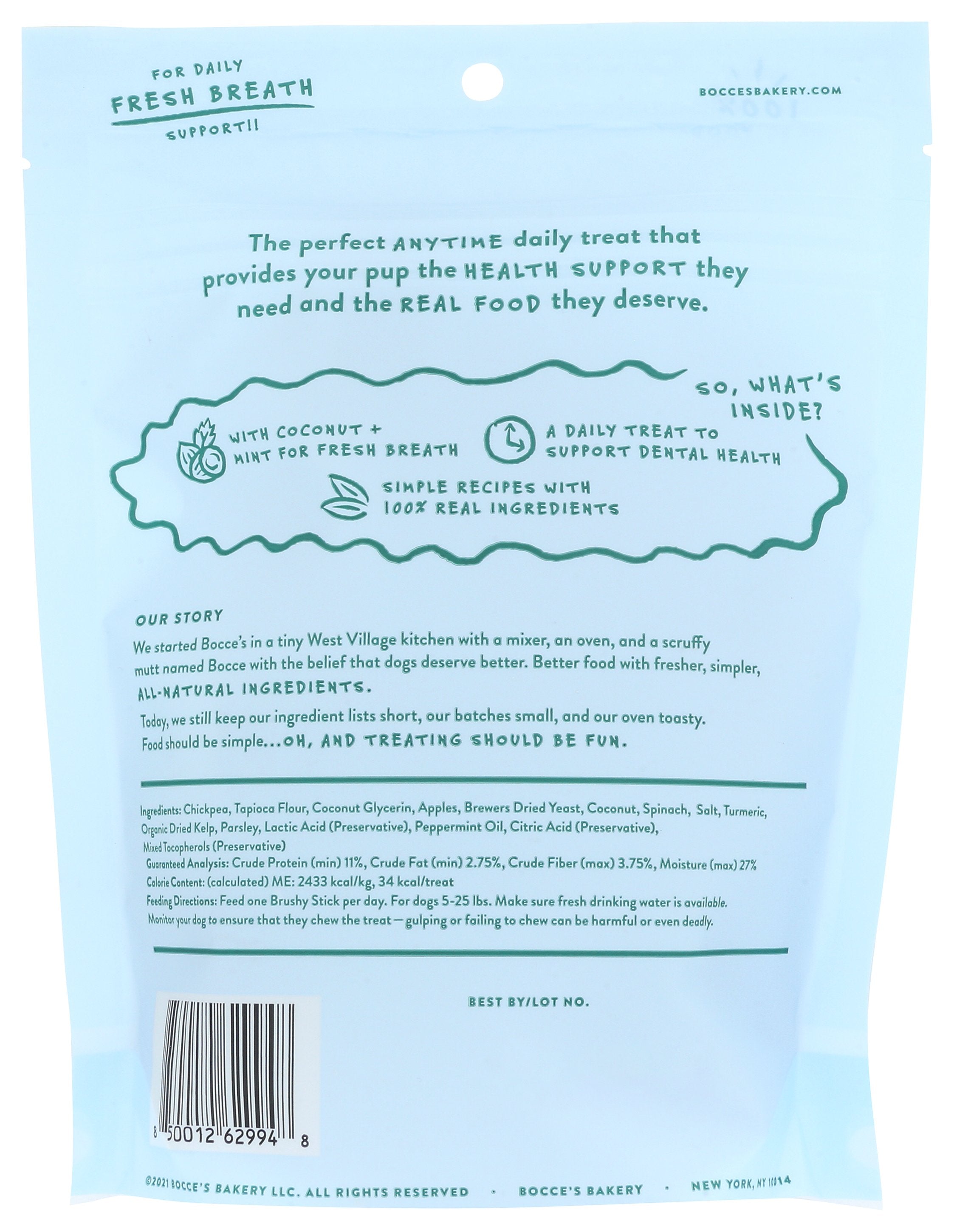 BOCCES BAKERY TREAT DOG BRUSHY STX SML - Case of 12