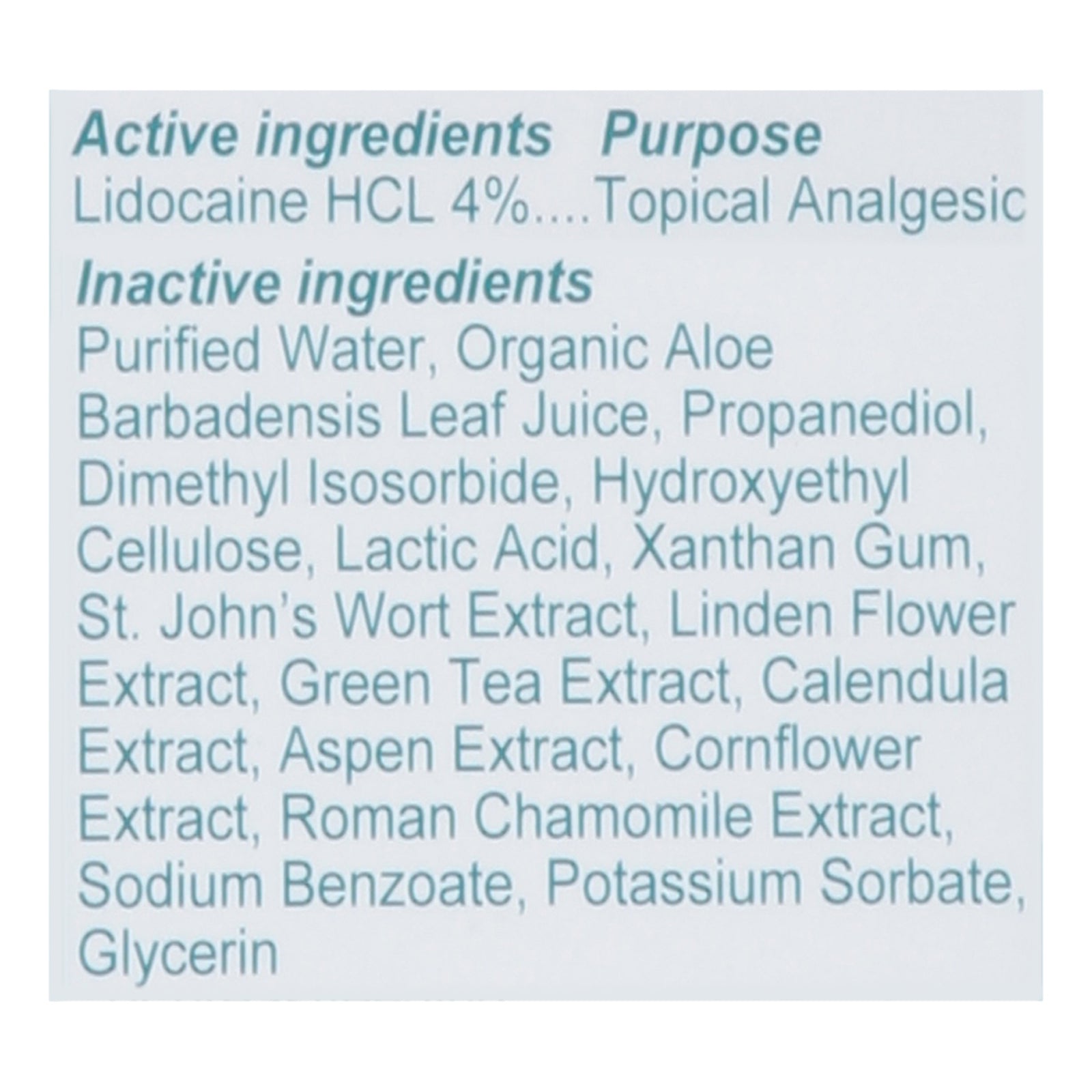 Good Clean Love - Relief Gel Pain Itch - EA of 1-1 FZ
