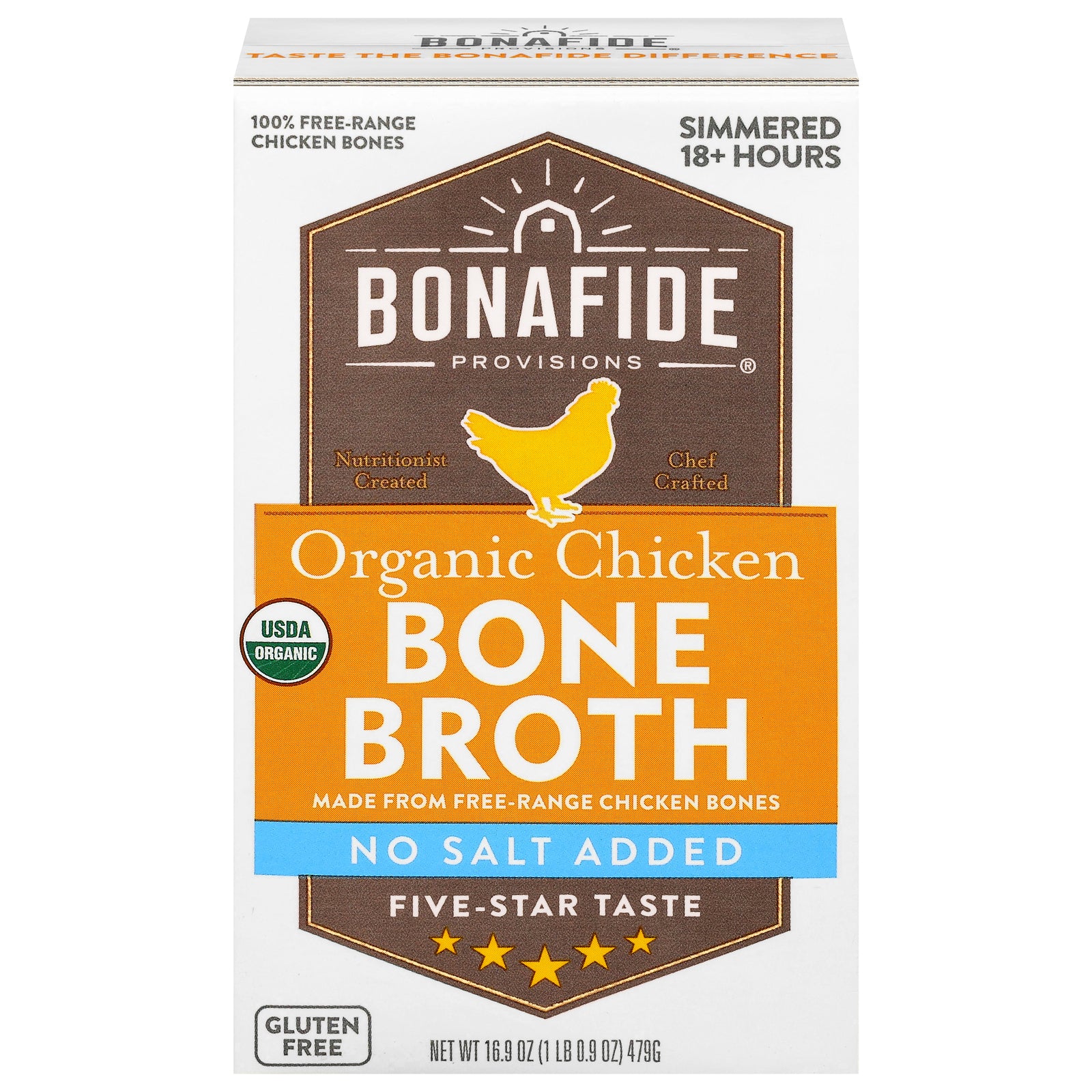 Bonafide Provisions - Bone Brth Og2 Chkn No Slt - CS of 6-16.9 FZ